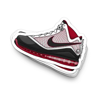 Lebron 7 "White Bred" Sneaker Sticker