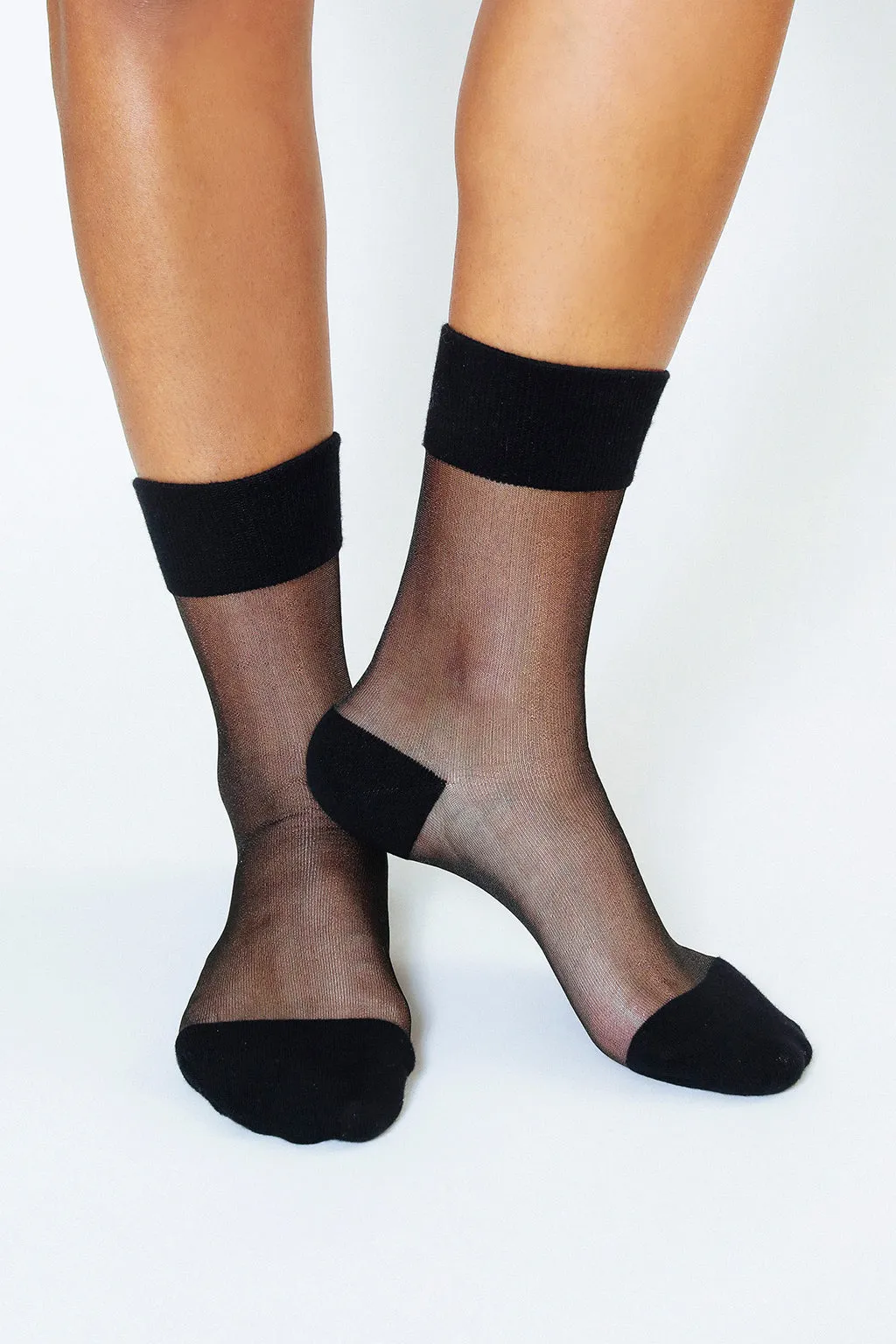 Lisse Sheer Crew Sock
