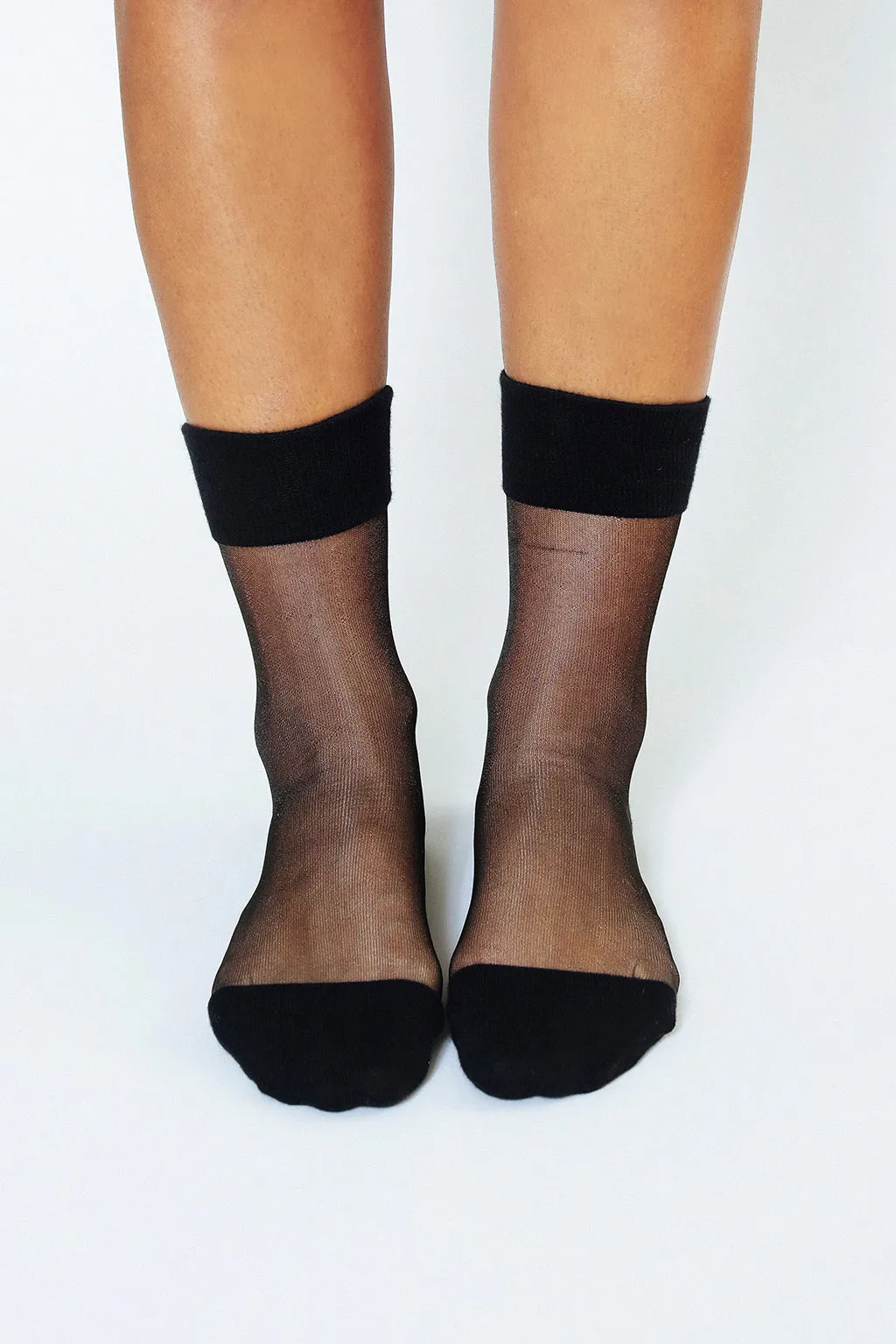Lisse Sheer Crew Sock