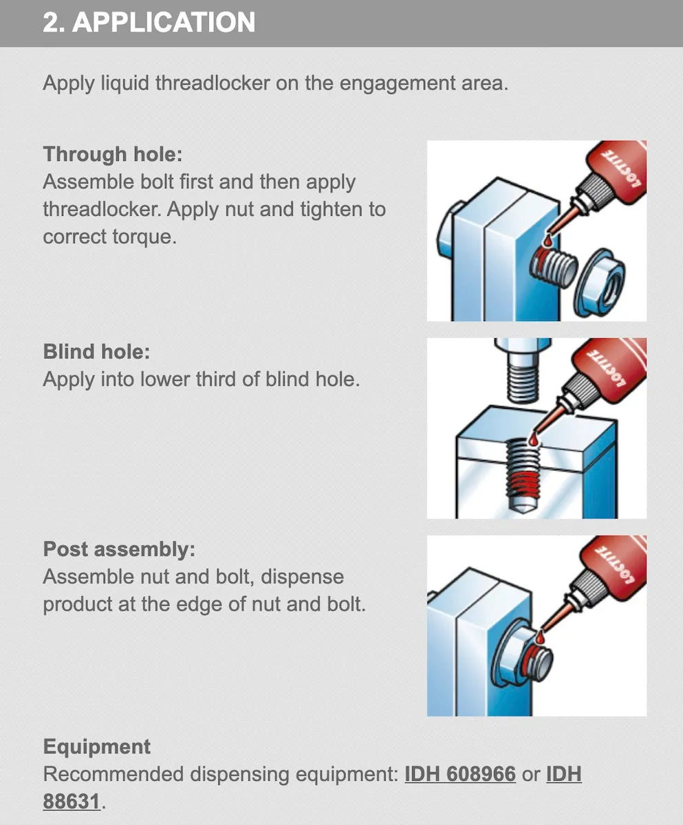 LOCTITE 270 Permanent High Strength Thread Locker 50ml