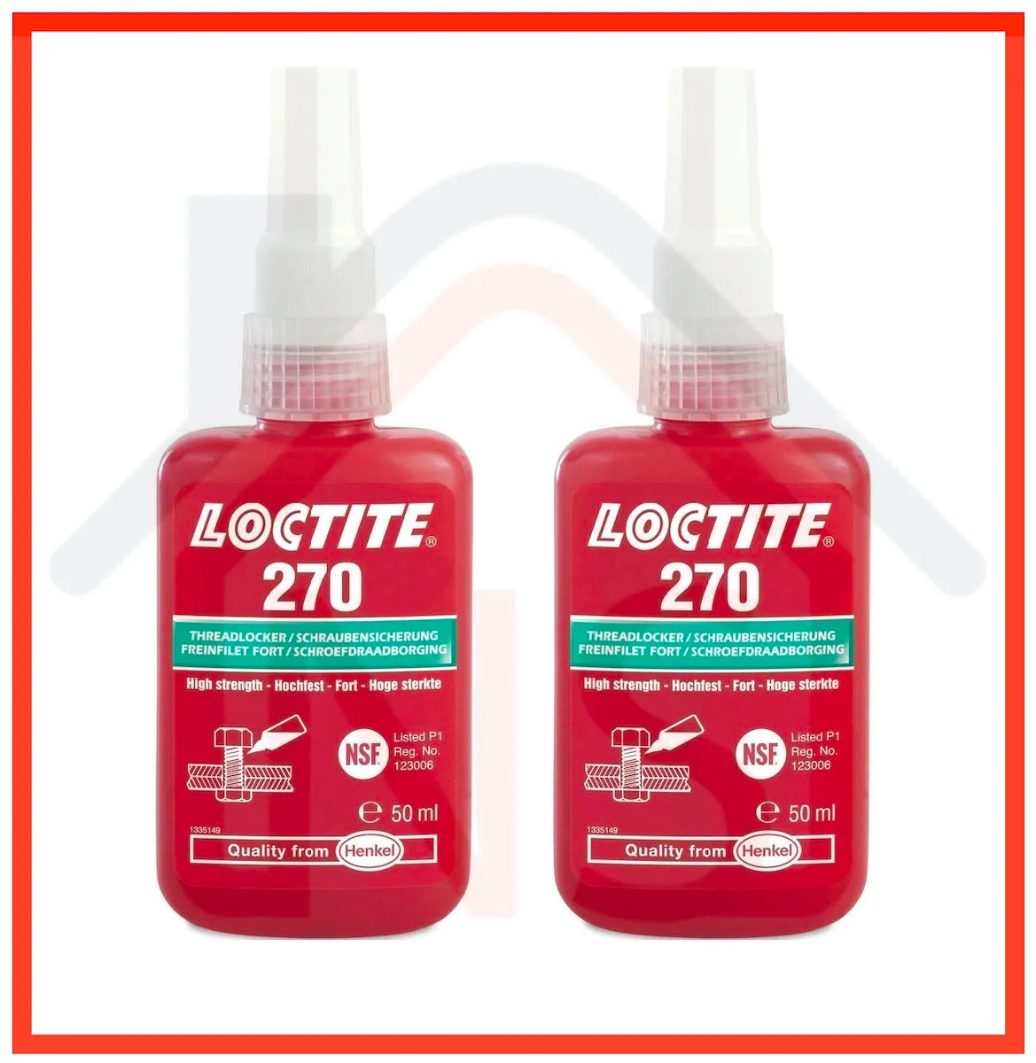 LOCTITE 270 Permanent High Strength Thread Locker 50ml