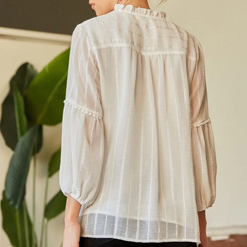 Lovey-Dovey Lace Blouse