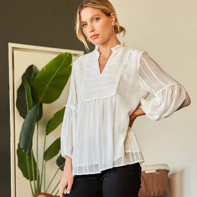 Lovey-Dovey Lace Blouse