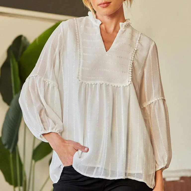 Lovey-Dovey Lace Blouse