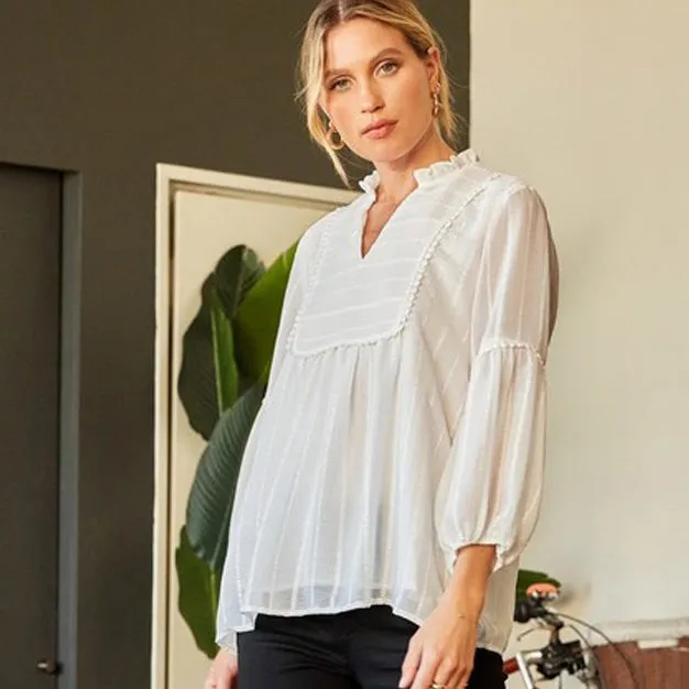 Lovey-Dovey Lace Blouse