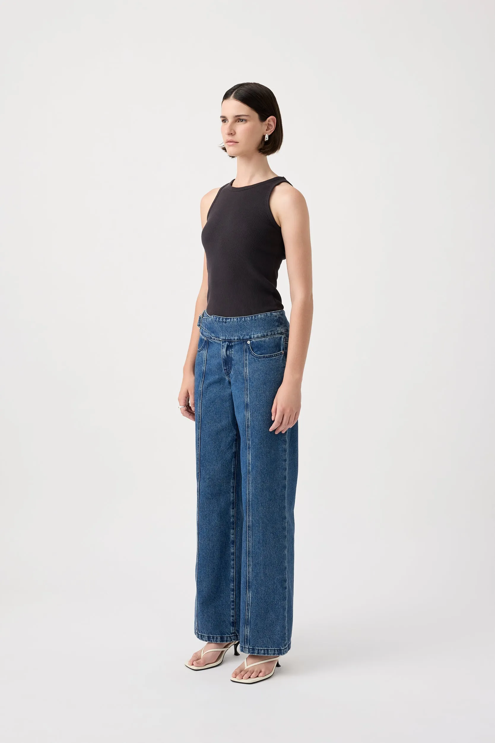 Marley Mid Wide Leg Jean