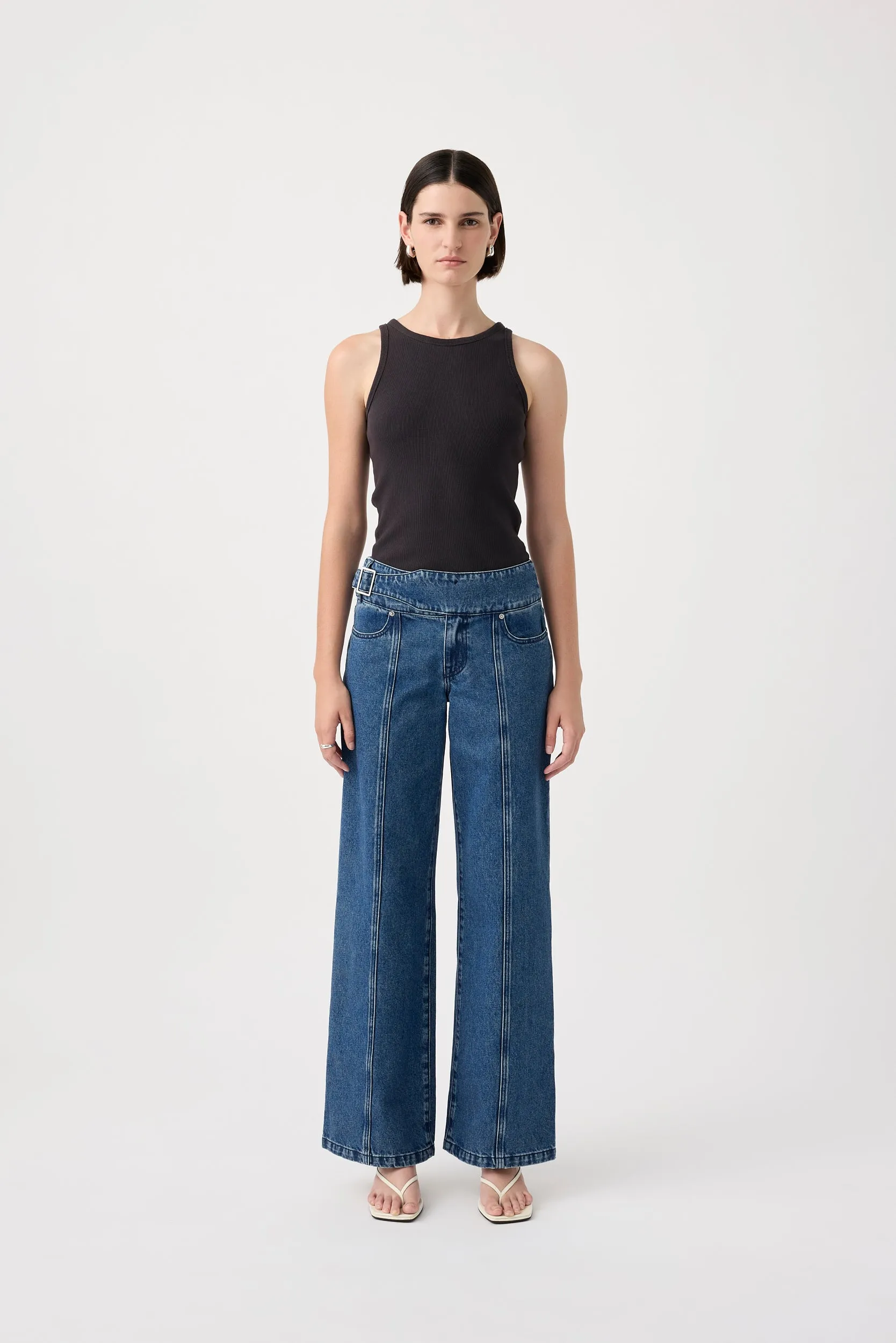 Marley Mid Wide Leg Jean