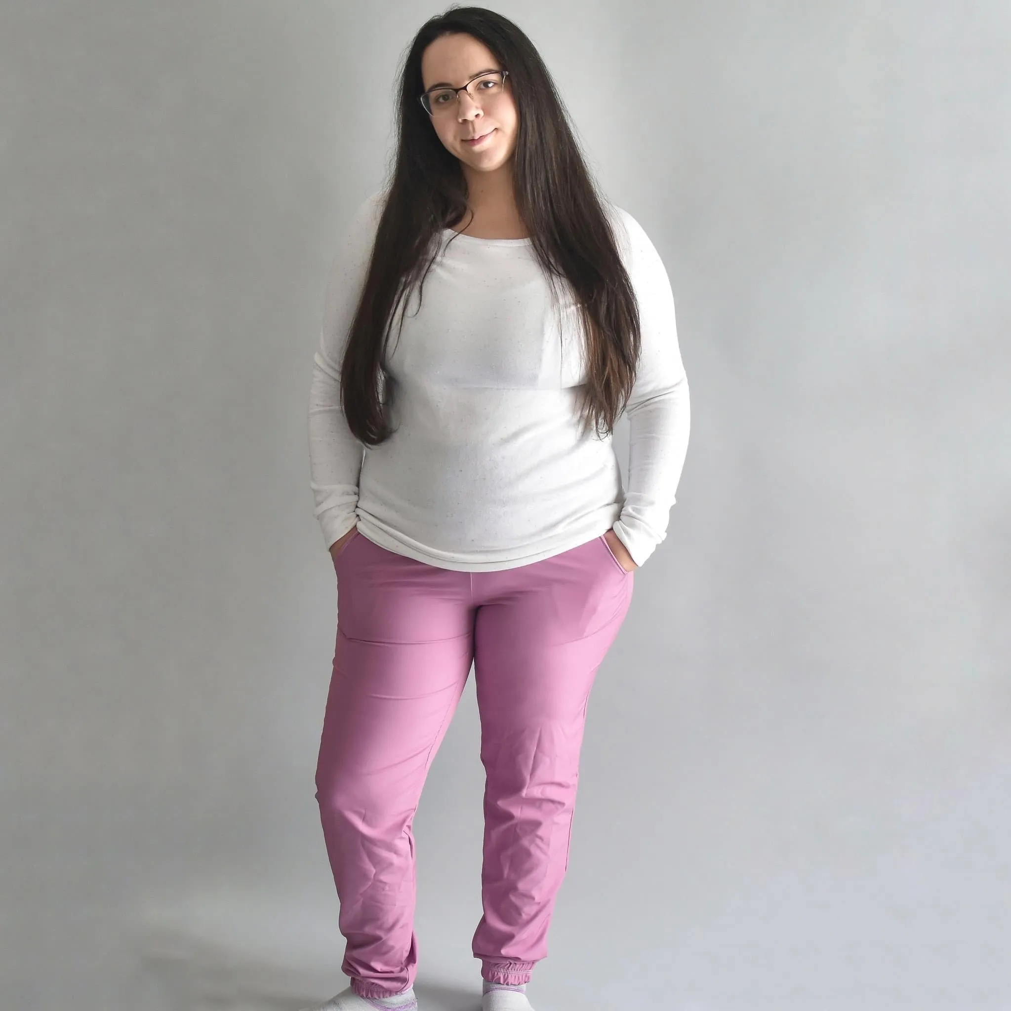 Mauve STRETCH WOVEN - Lakeshore Bottoms DAILY DEAL