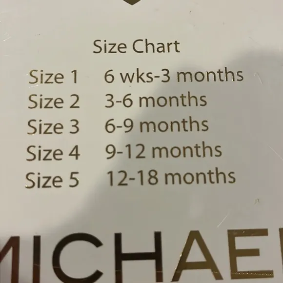 Michael Kors Baby Ivy Mist Baby crib booties shoes new infant black gold