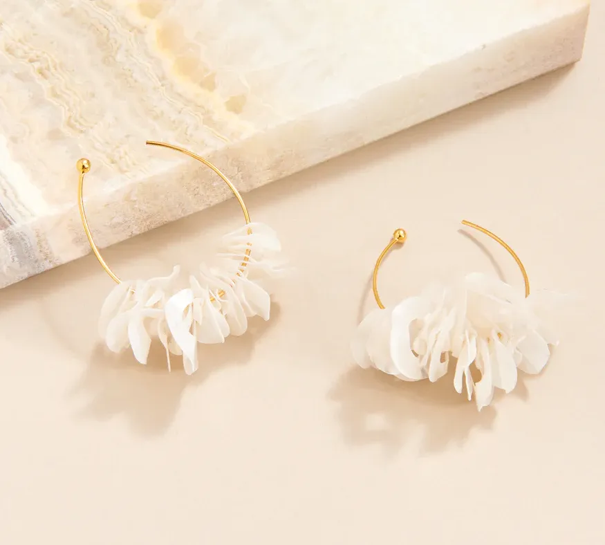 MIgnonne Gavigan Lolita Hoop - White Gold