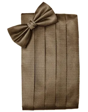 Mocha Herringbone Cummerbund