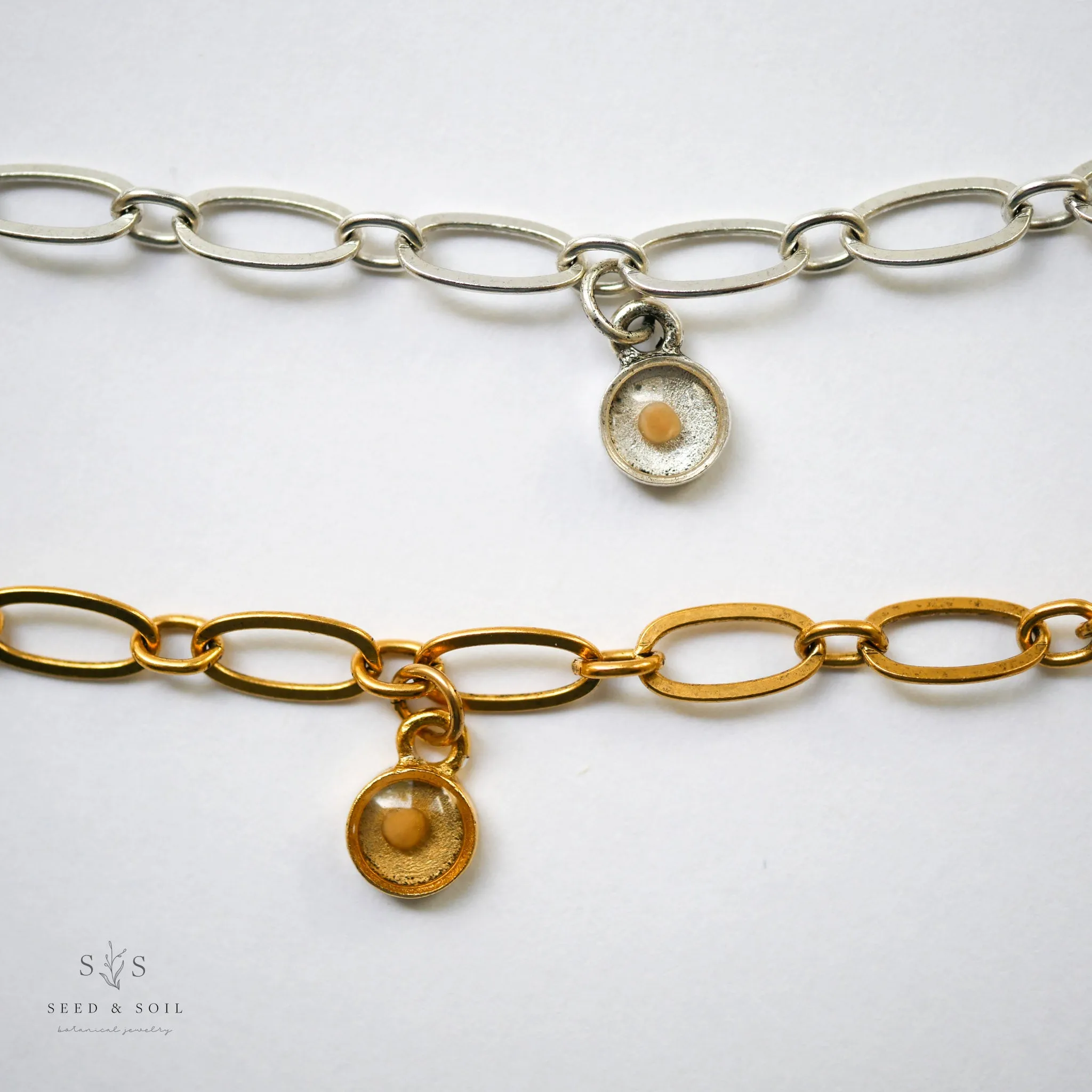 Mustard Seed Charm Bracelet