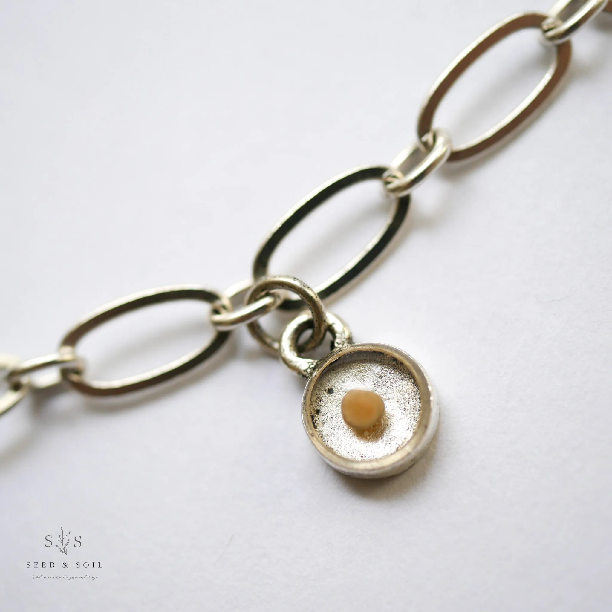 Mustard Seed Charm Bracelet