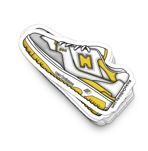 NB 550 "Sea Salt Varsity Gold" Sneaker Sticker