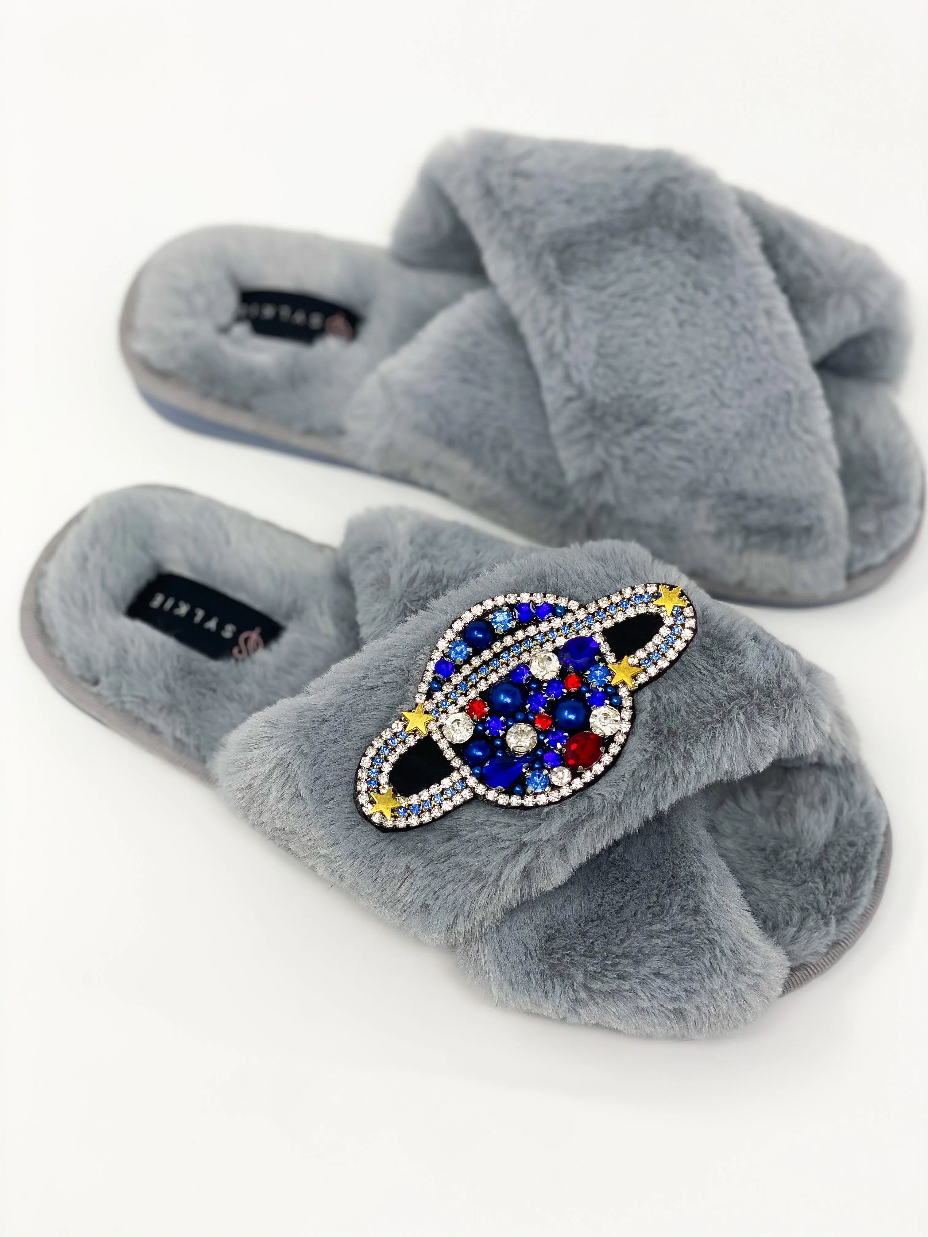 Neptune Cross Slipper Grey