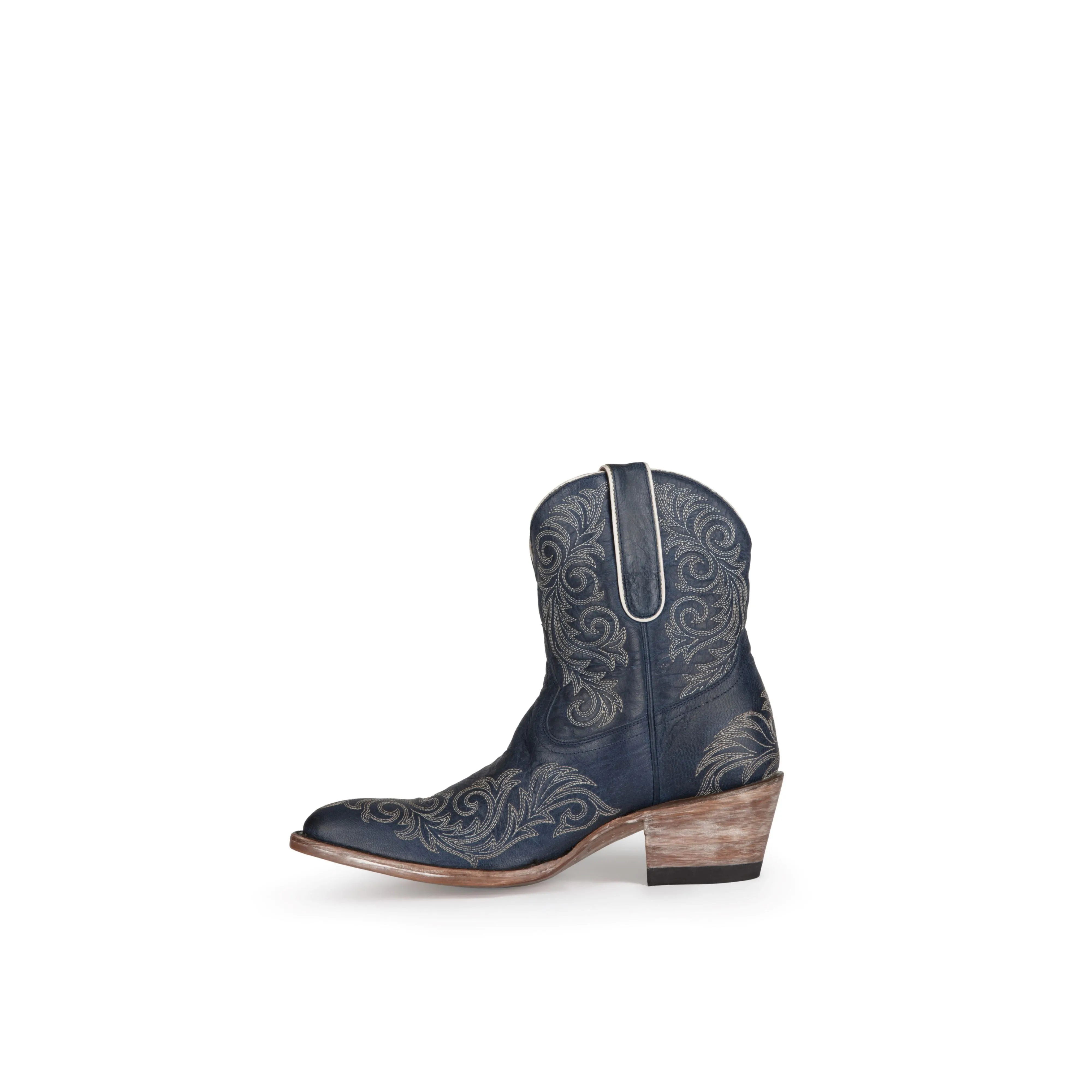 Nora 7" - Almond Toe - Imperial Blue