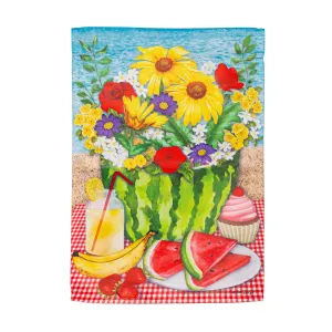 Nothing Like Summer Suede Garden Flag,14s11713