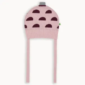 Pippin - Dusty Pink Acorn Knit Hat