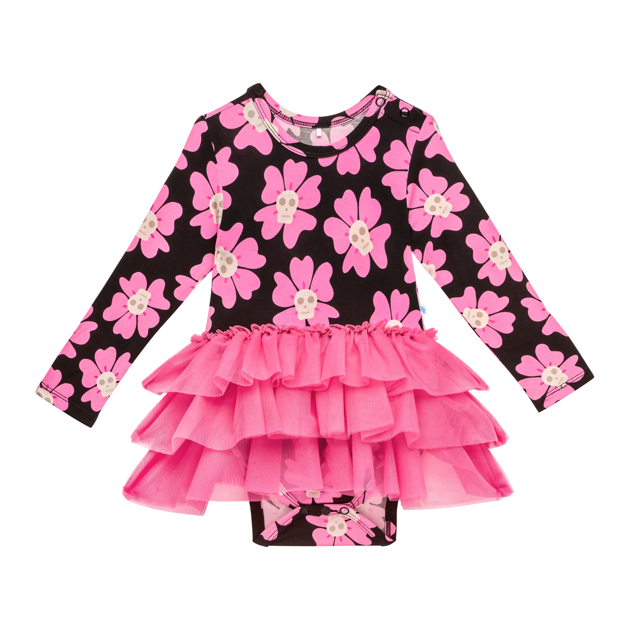 Posh Peanut- Winifred Long Sleeve Tulle Skirt Bodysuit