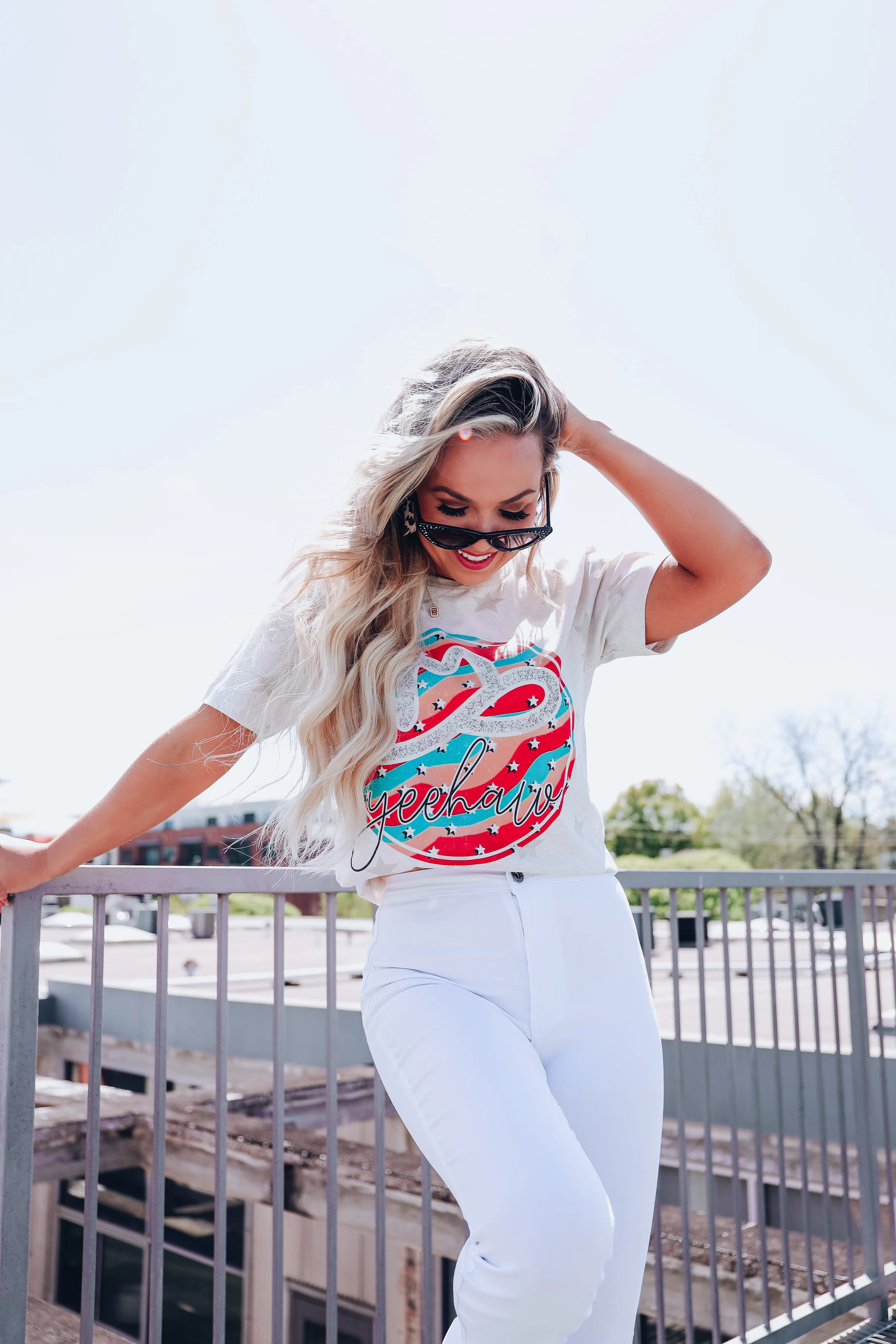 Retro Yeehaw Star Graphic Tee