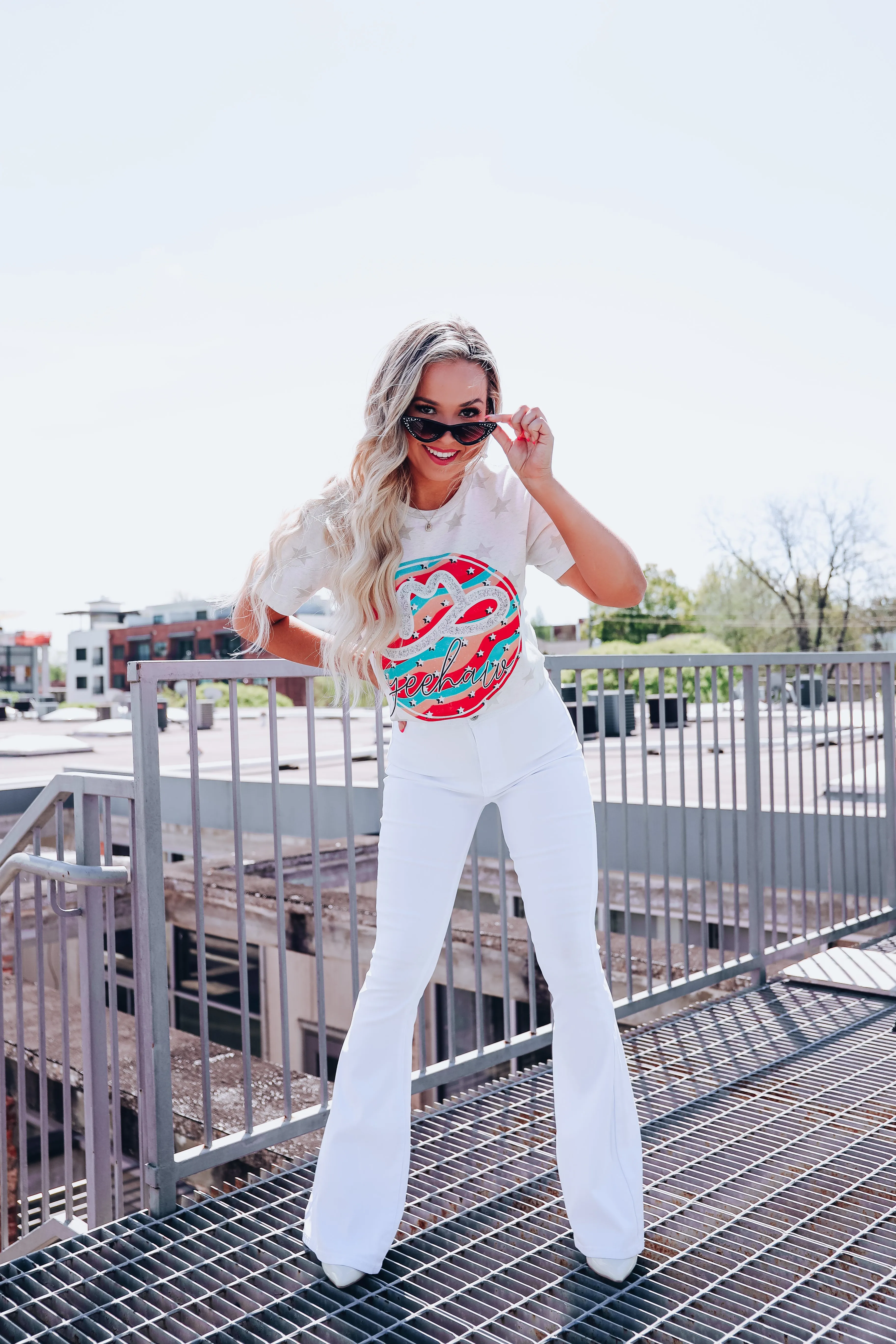 Retro Yeehaw Star Graphic Tee