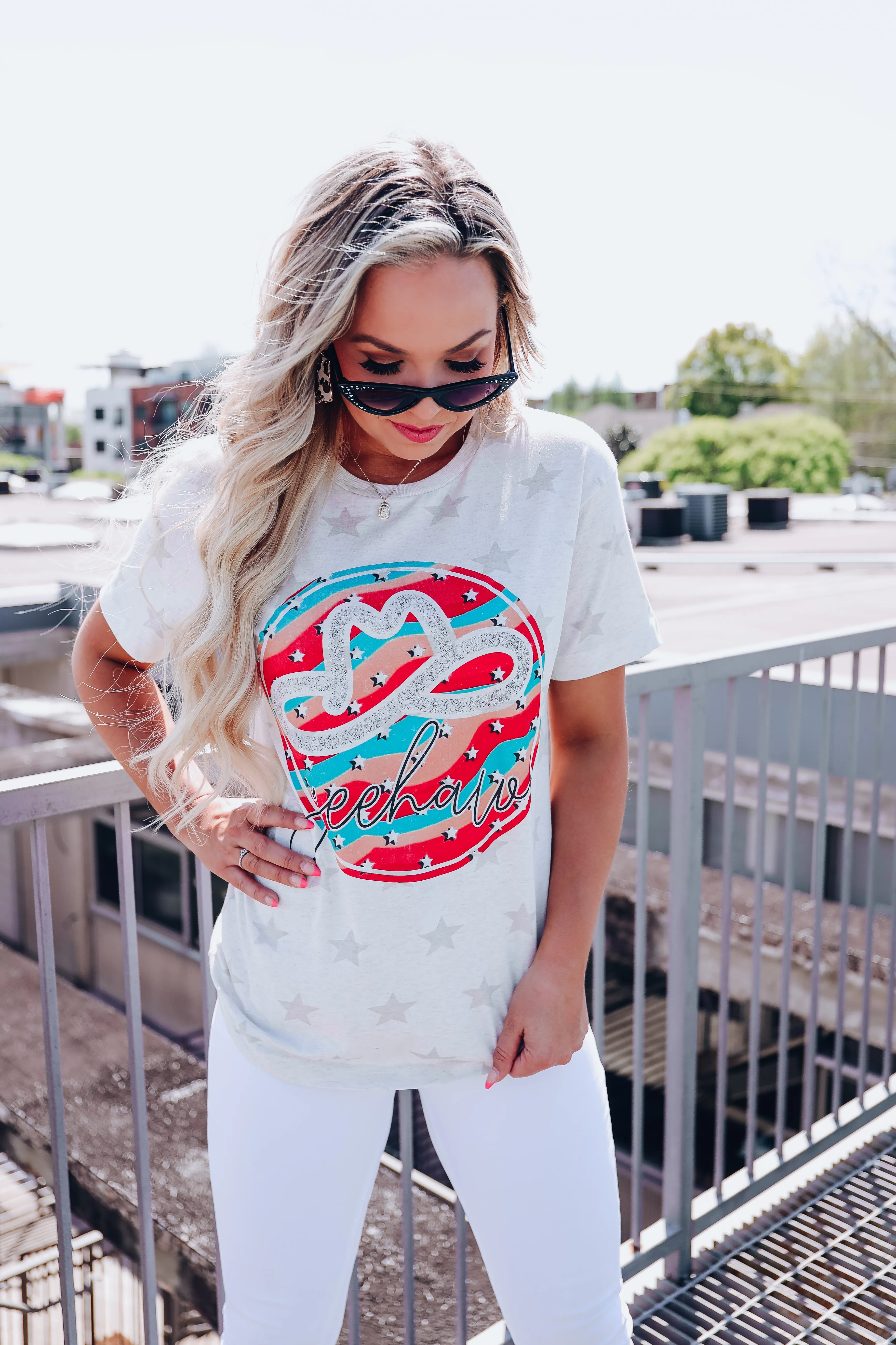 Retro Yeehaw Star Graphic Tee