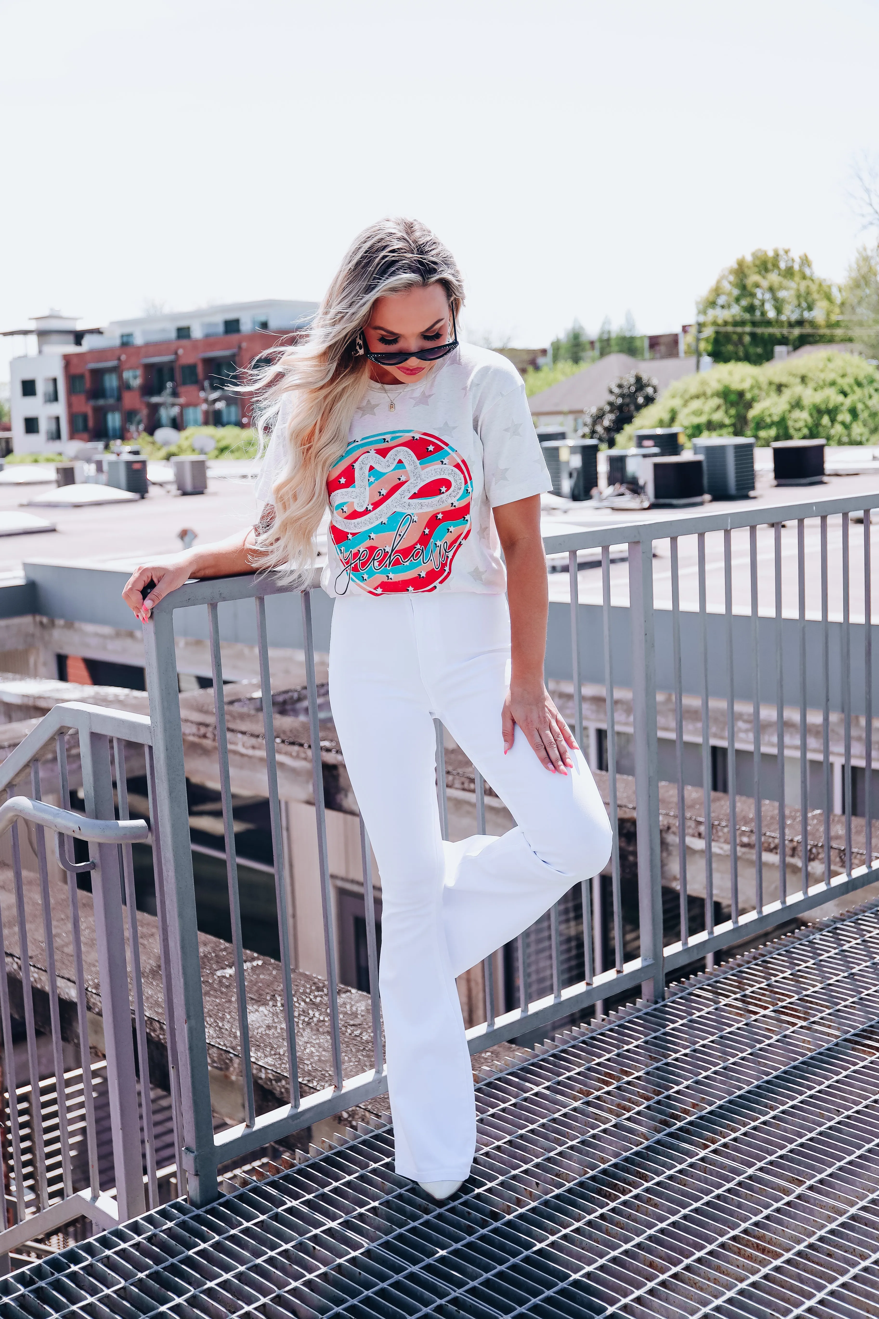Retro Yeehaw Star Graphic Tee