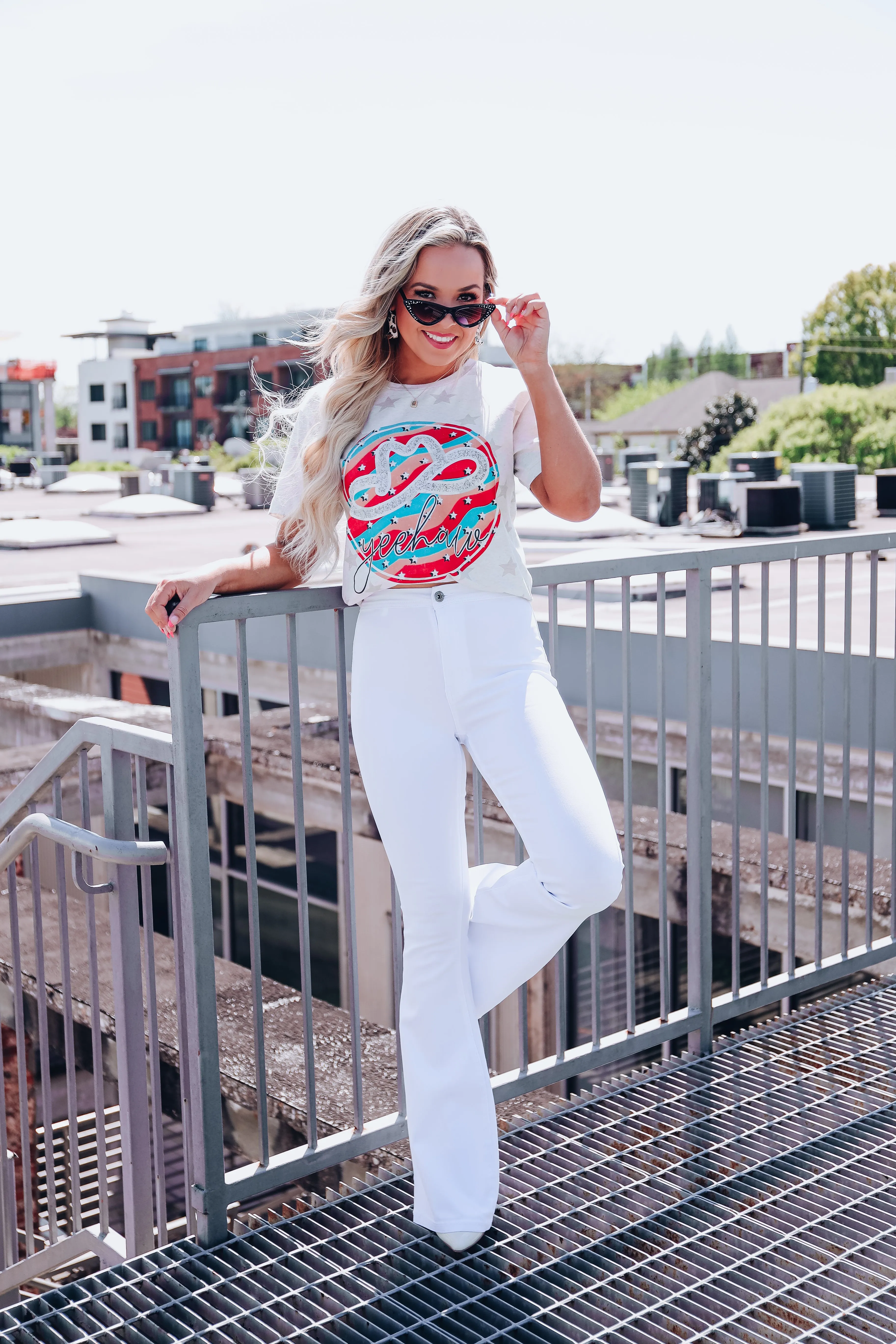 Retro Yeehaw Star Graphic Tee