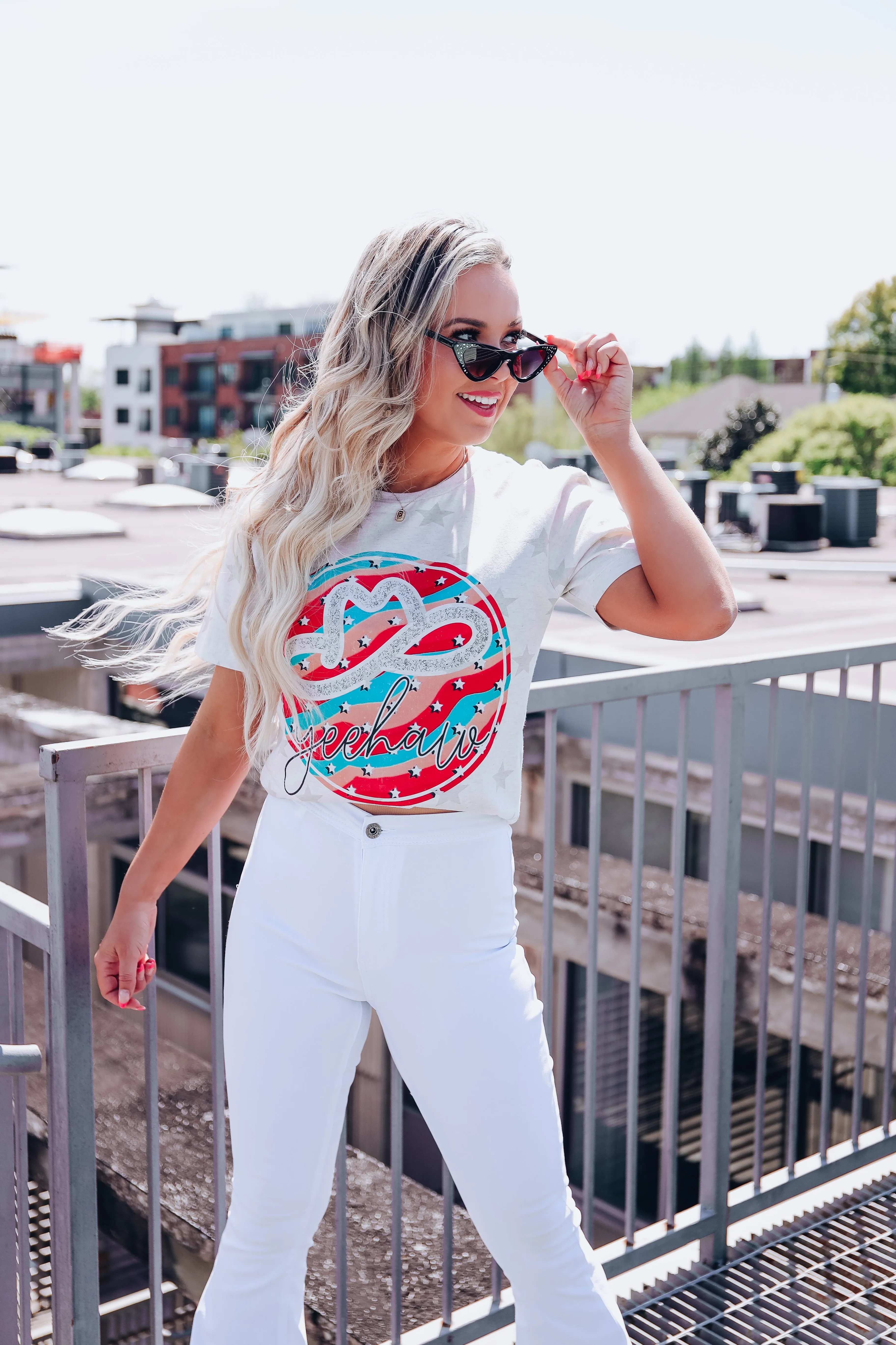 Retro Yeehaw Star Graphic Tee