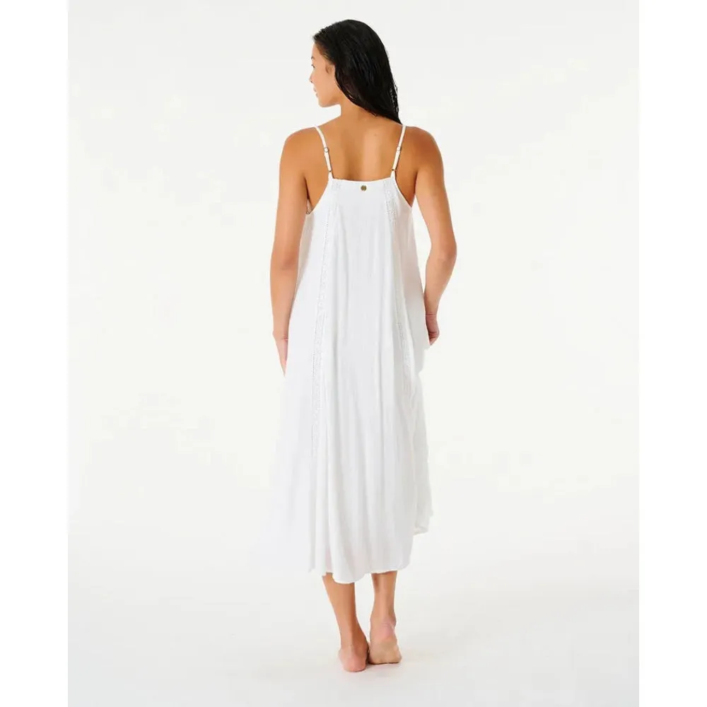 RIP CURL ALIRA DRESS WHITE