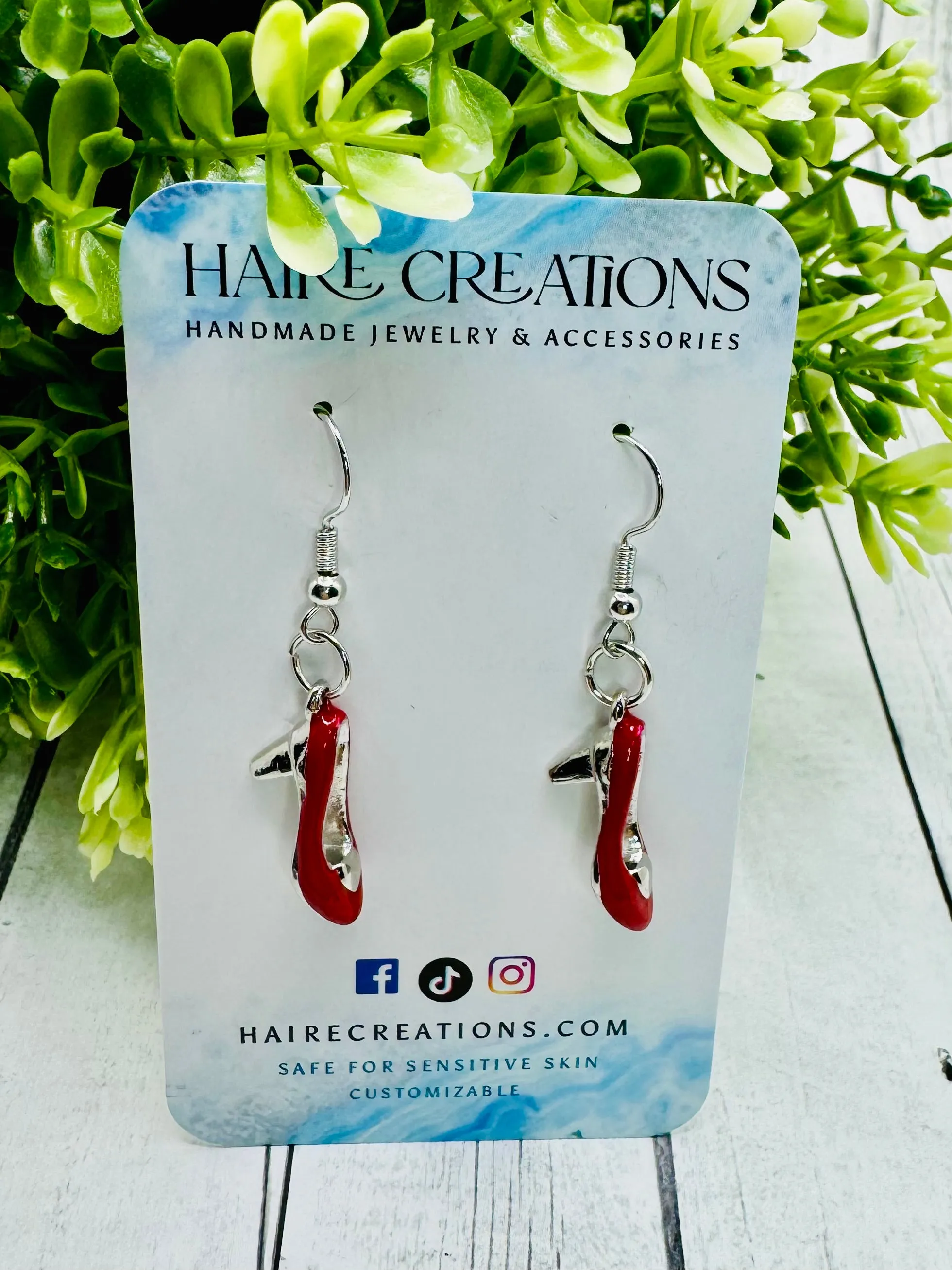 Ruby Slippers Dangles