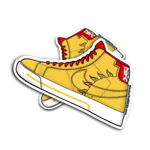 SB Blazer "Micheal Lau BMX" Sneaker Sticker