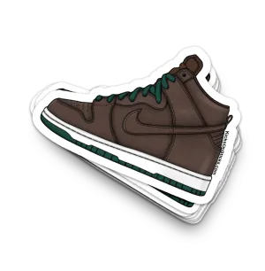 SB Dunk High "Baroque Pine Green" Sneaker Sticker