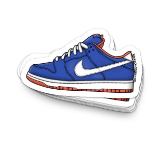 SB Dunk Low "Mango Game Royal" Sneaker Sticker