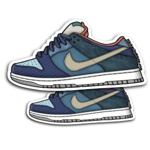 SB Dunk Low "MIA Skateshop" Sneaker Sticker