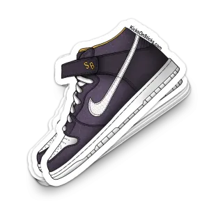 SB Dunk Mid "Abyss" Sneaker Sticker