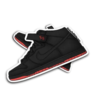 SB Dunk Mid "Halloween" Sneaker Sticker