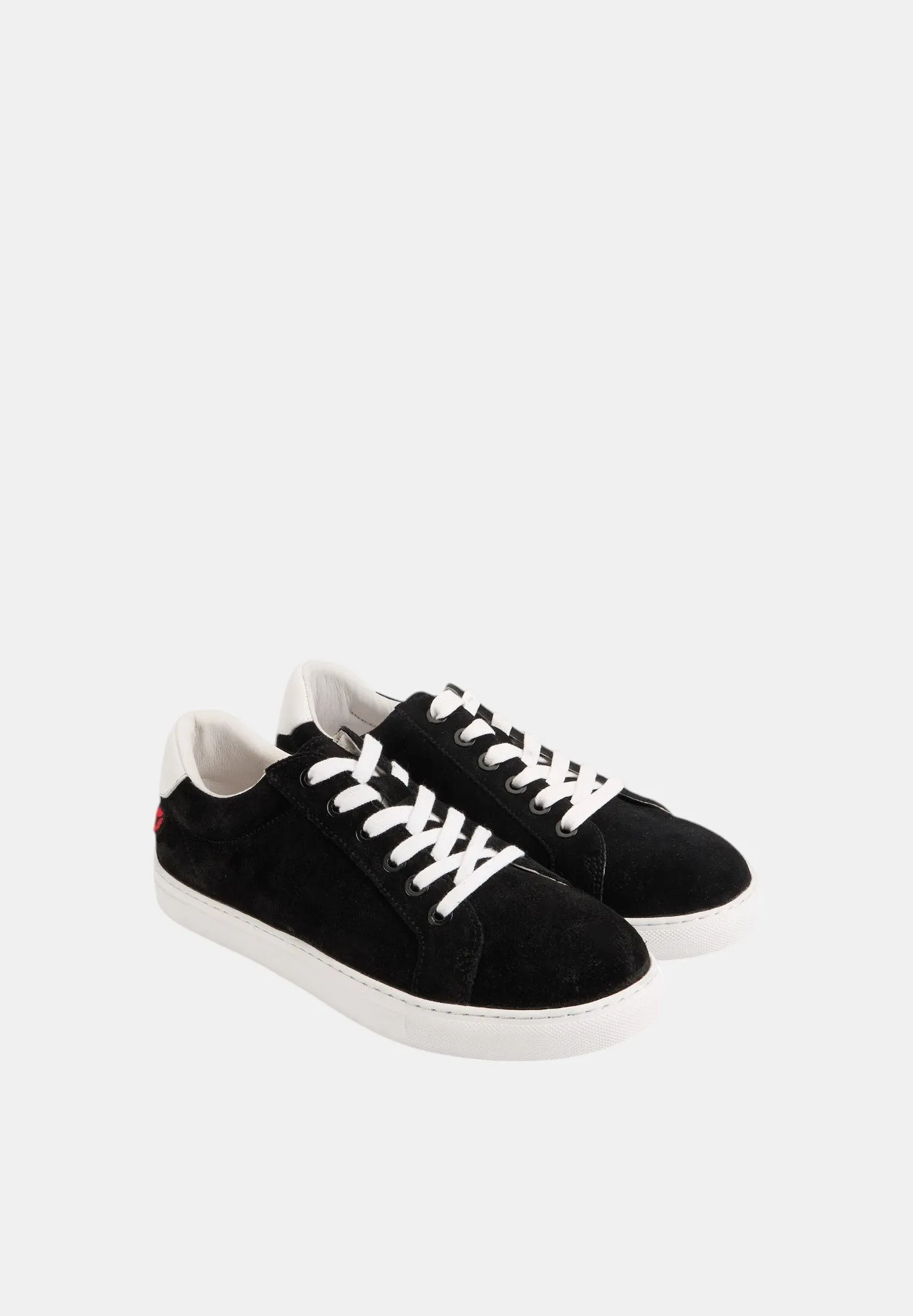 Simone-Noir Suede