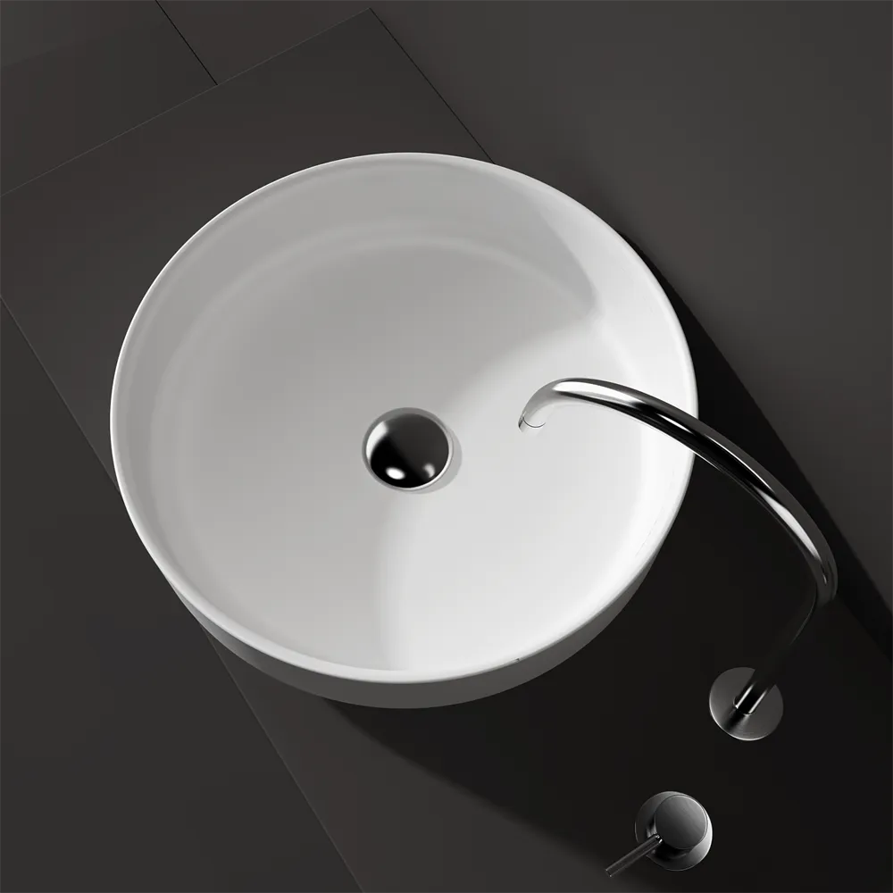 Slimline round basin - 450mm - STB81 T - Various Colours