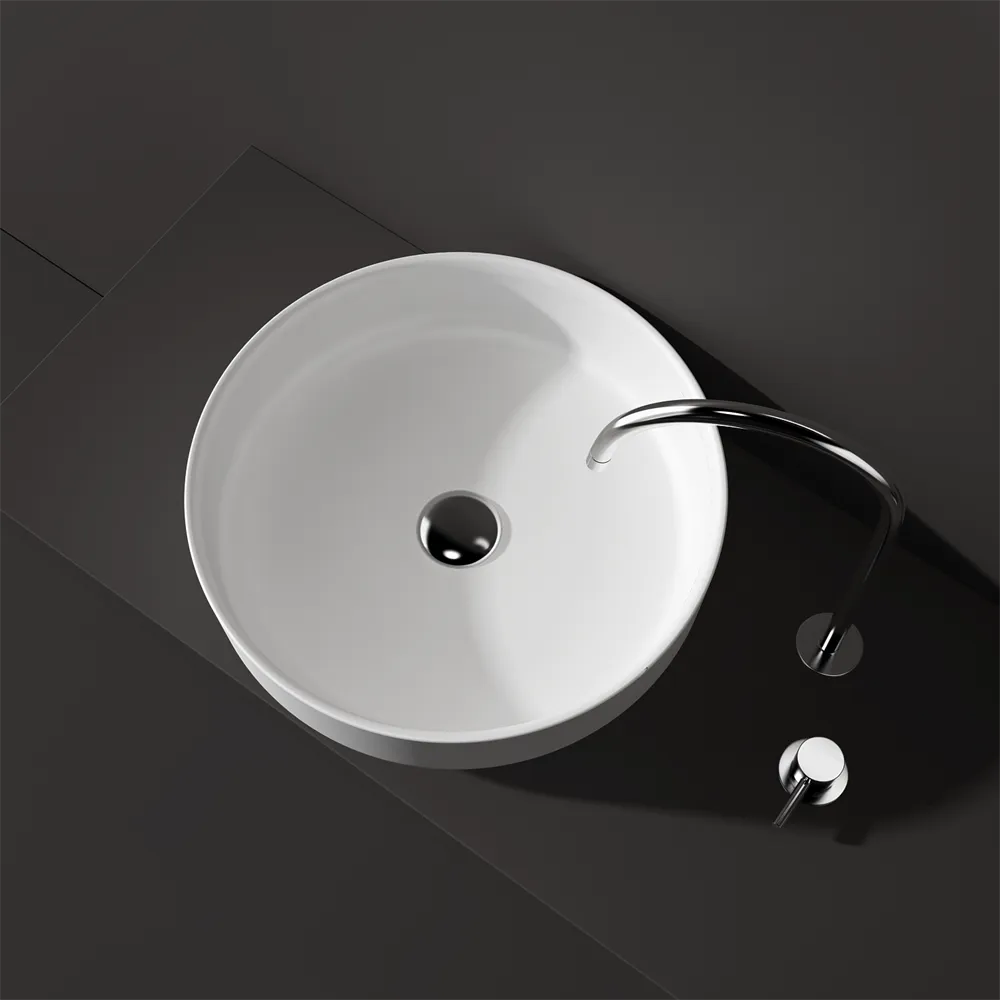 Slimline round basin - 450mm - STB81 T - Various Colours