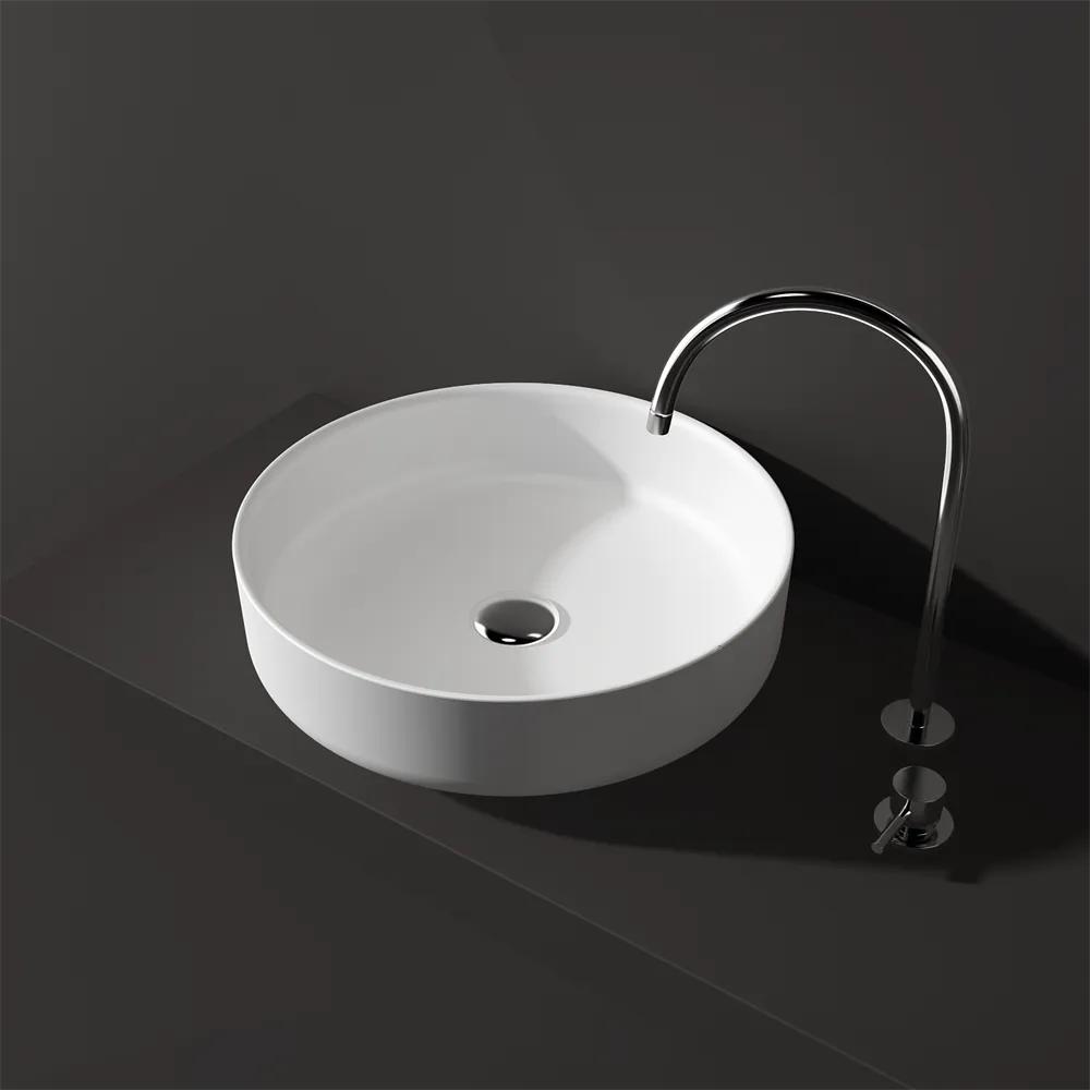 Slimline round basin - 450mm - STB81 T - Various Colours