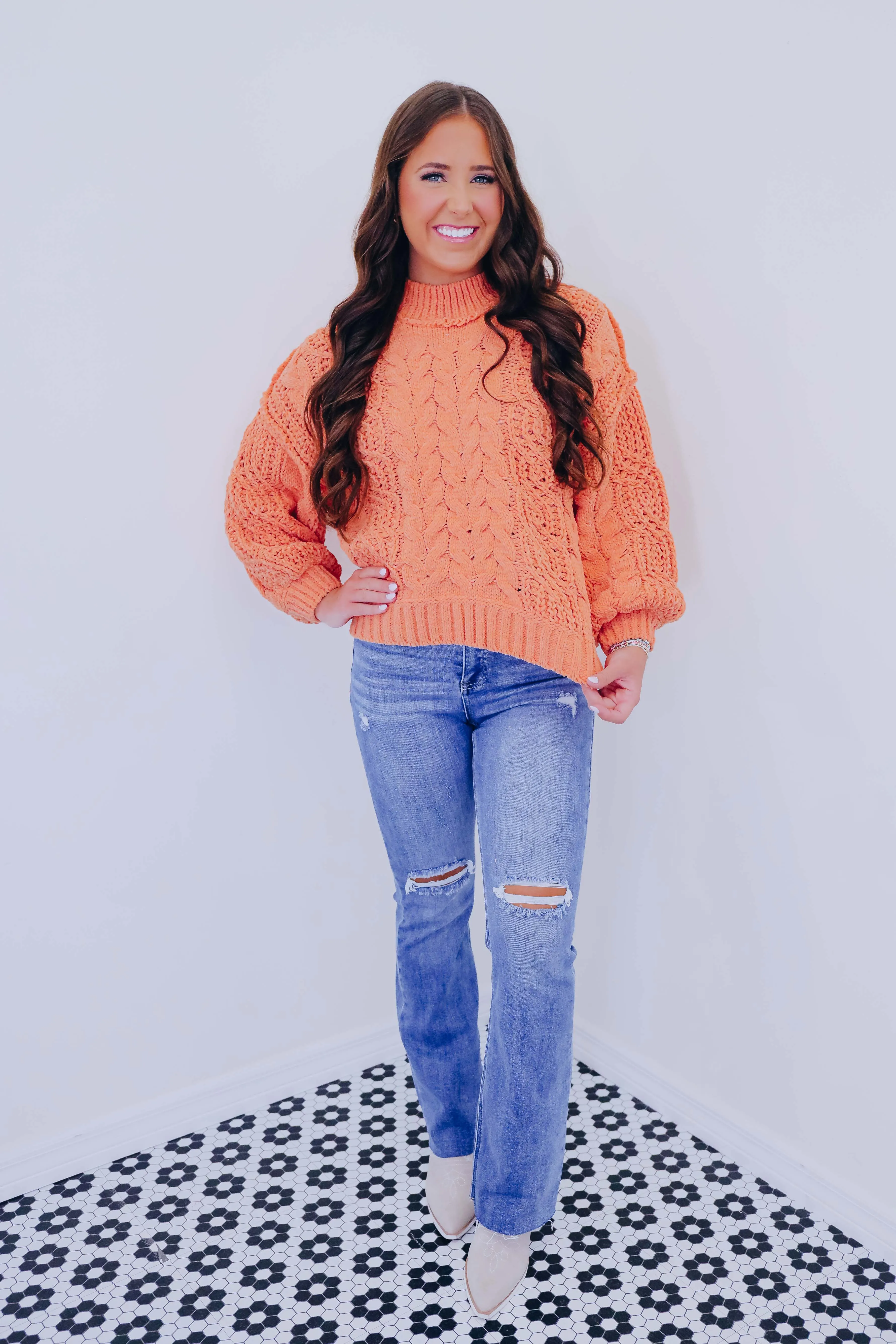 Snuggly Soft Cable Knit Sweater by POL - 8 Colors