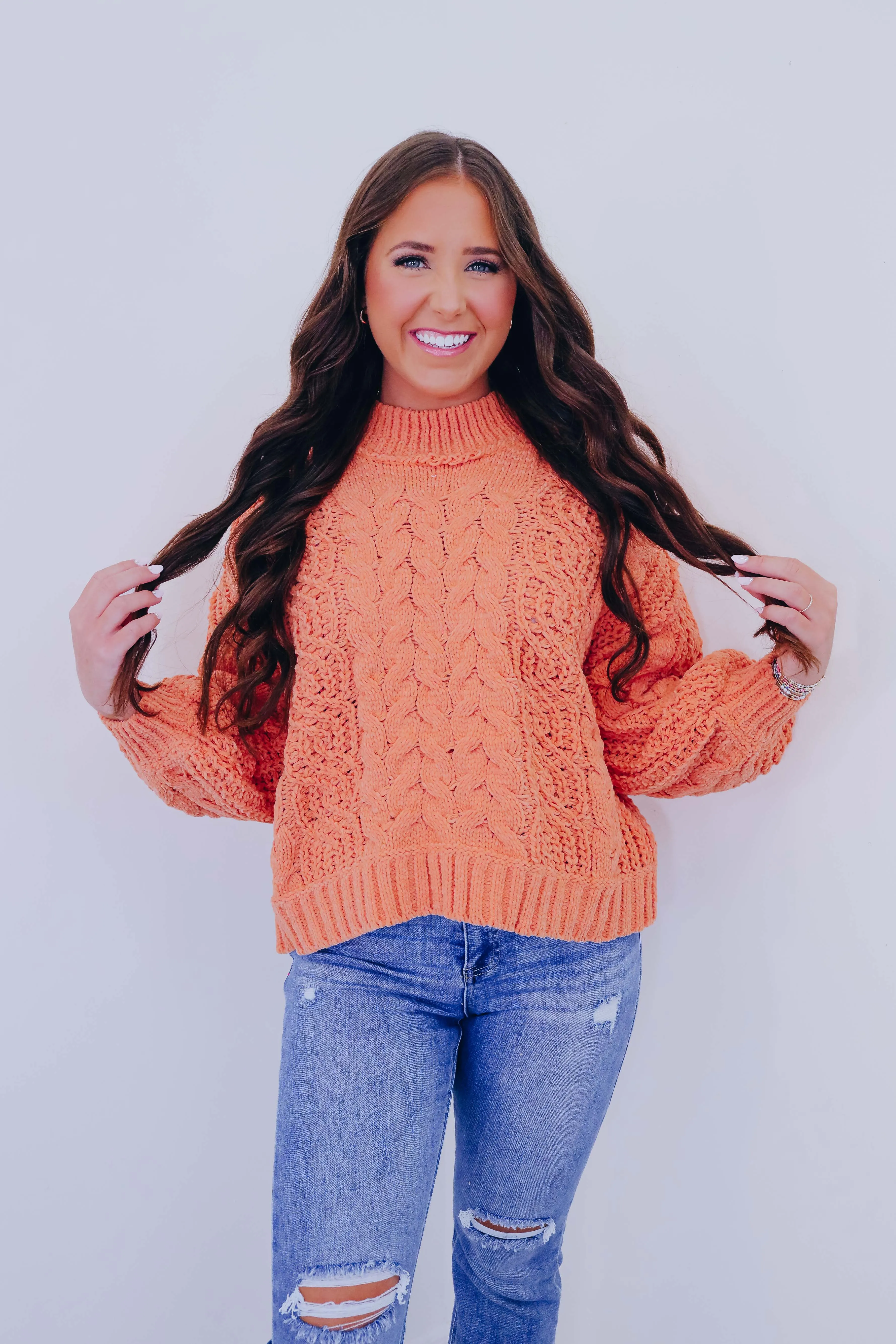 Snuggly Soft Cable Knit Sweater by POL - 8 Colors