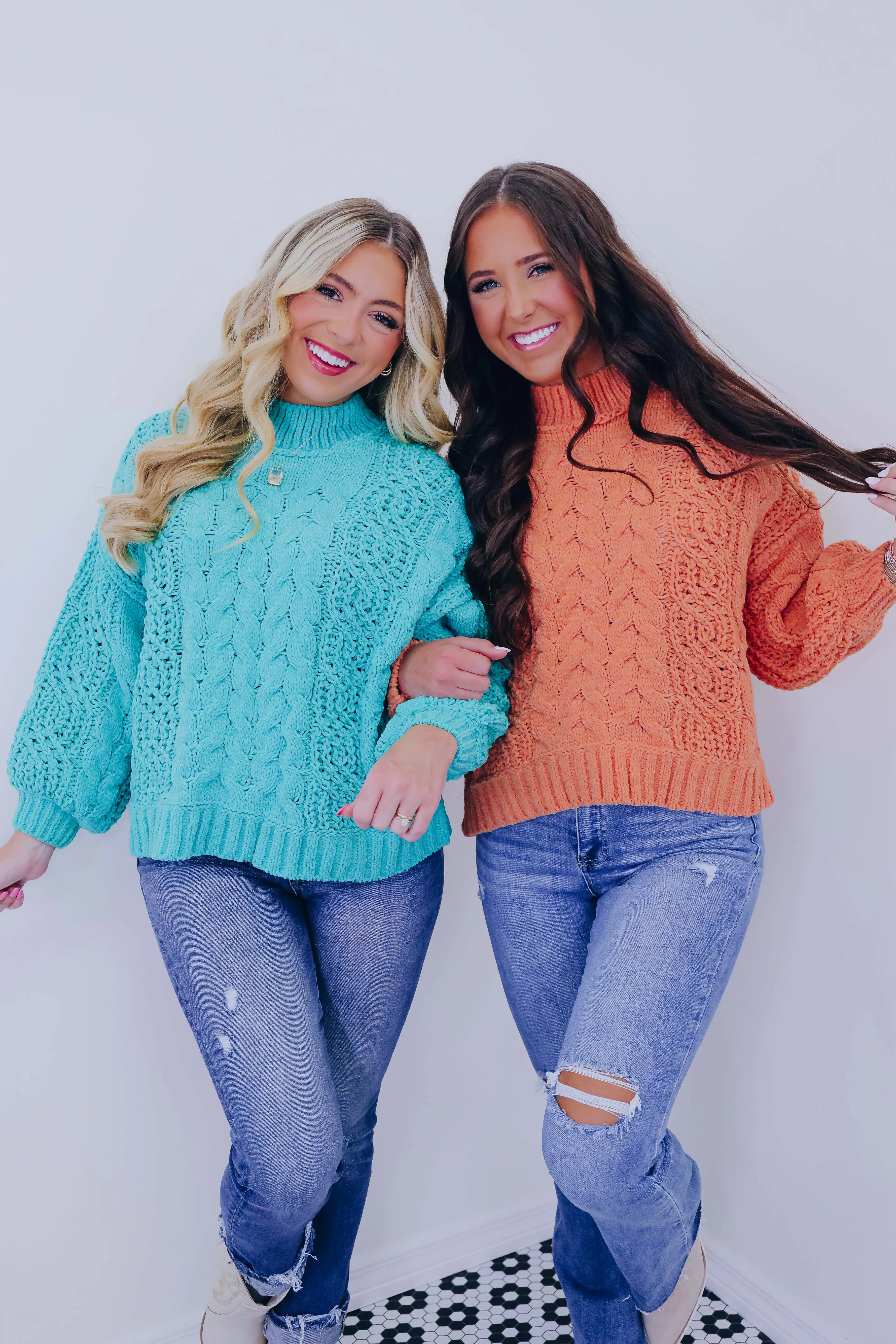 Snuggly Soft Cable Knit Sweater by POL - 8 Colors
