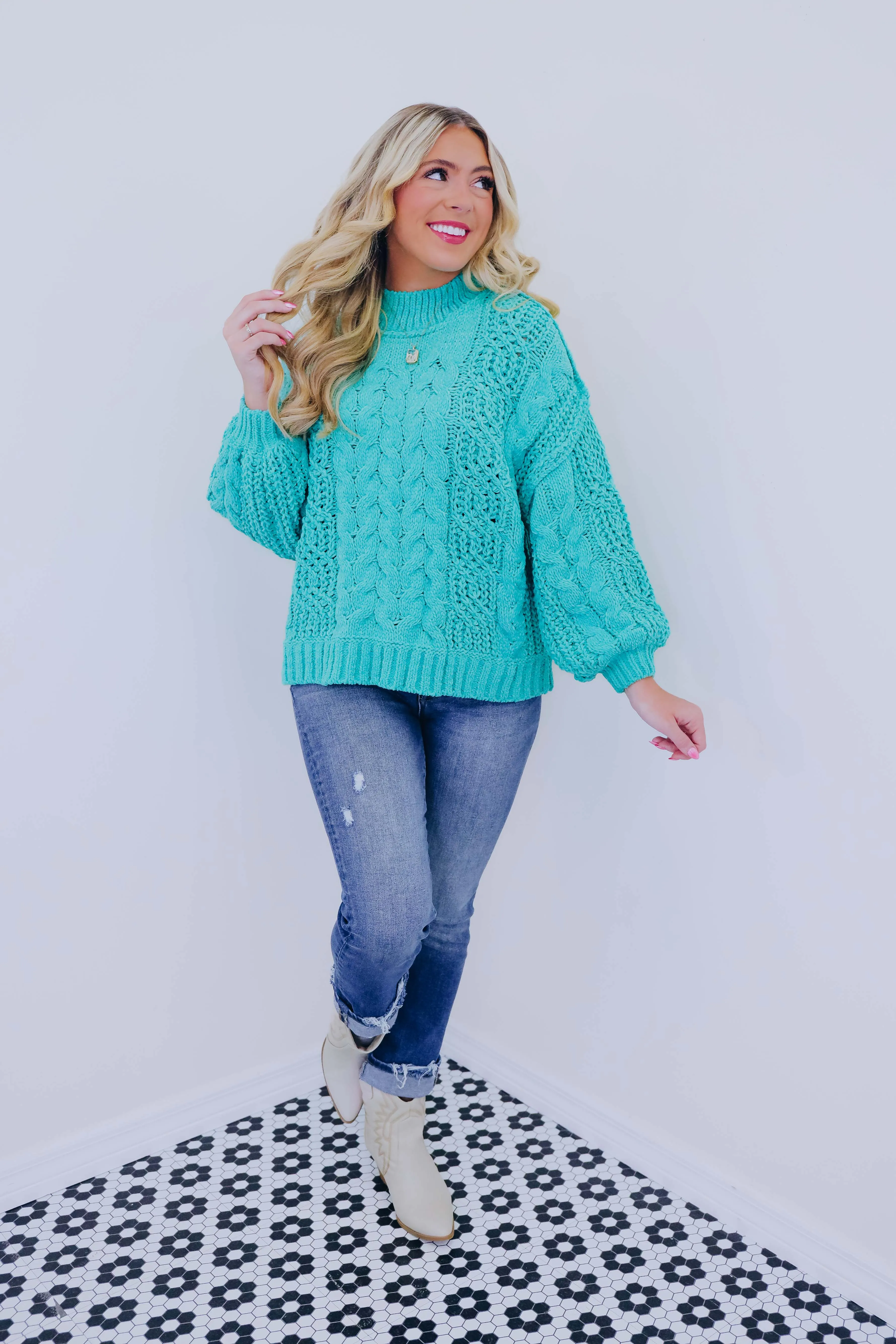 Snuggly Soft Cable Knit Sweater by POL - 8 Colors