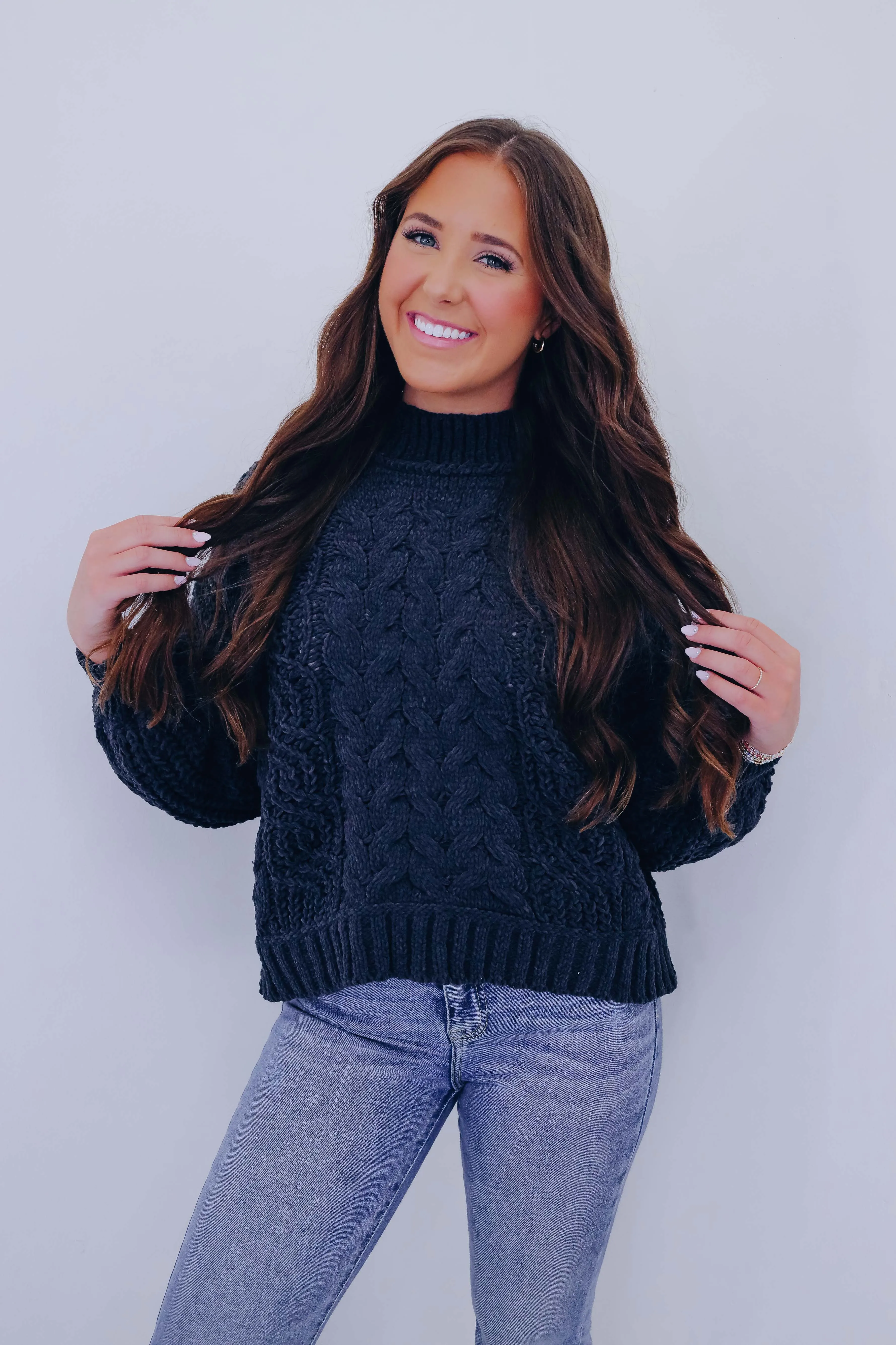 Snuggly Soft Cable Knit Sweater by POL - 8 Colors