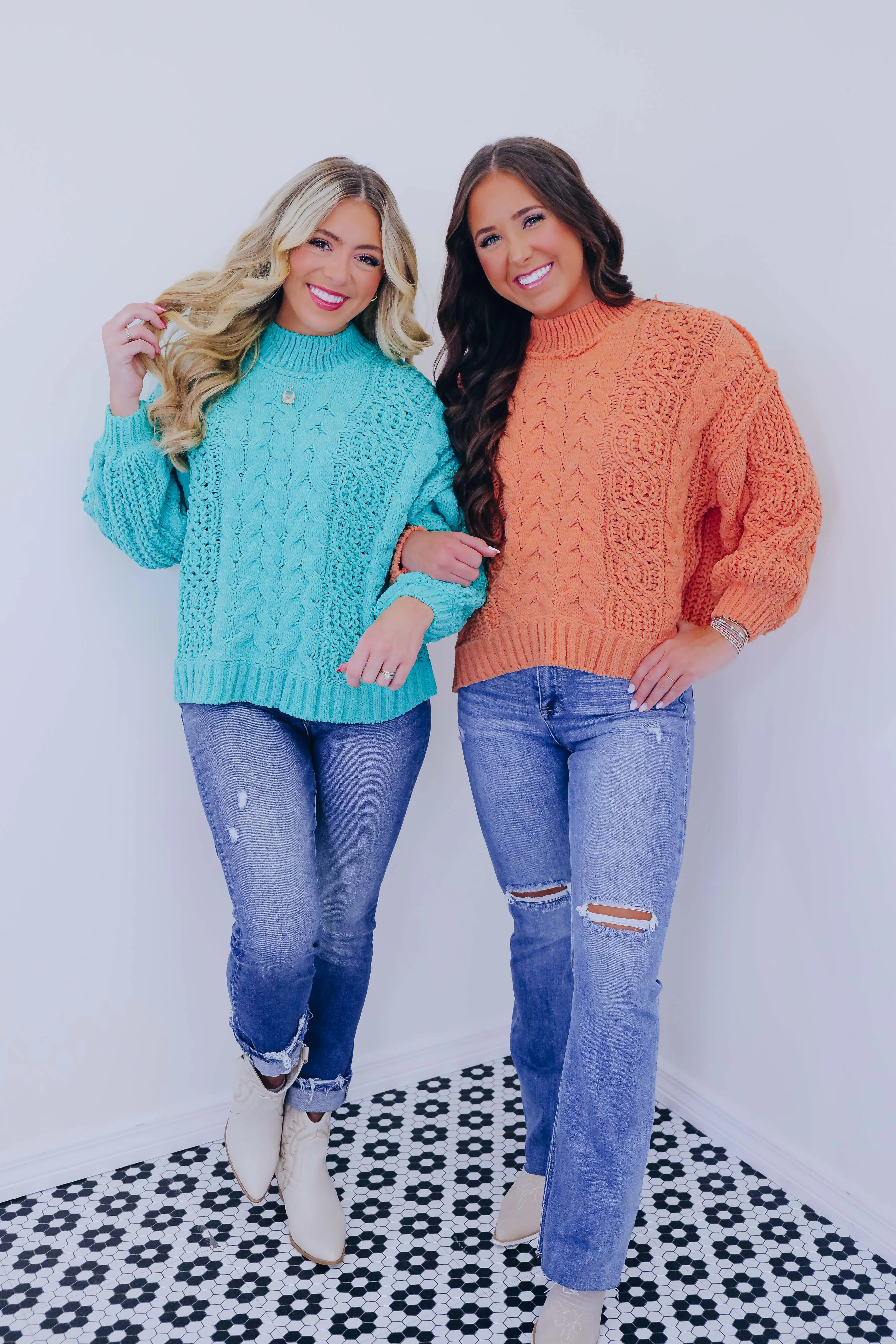 Snuggly Soft Cable Knit Sweater by POL - 8 Colors
