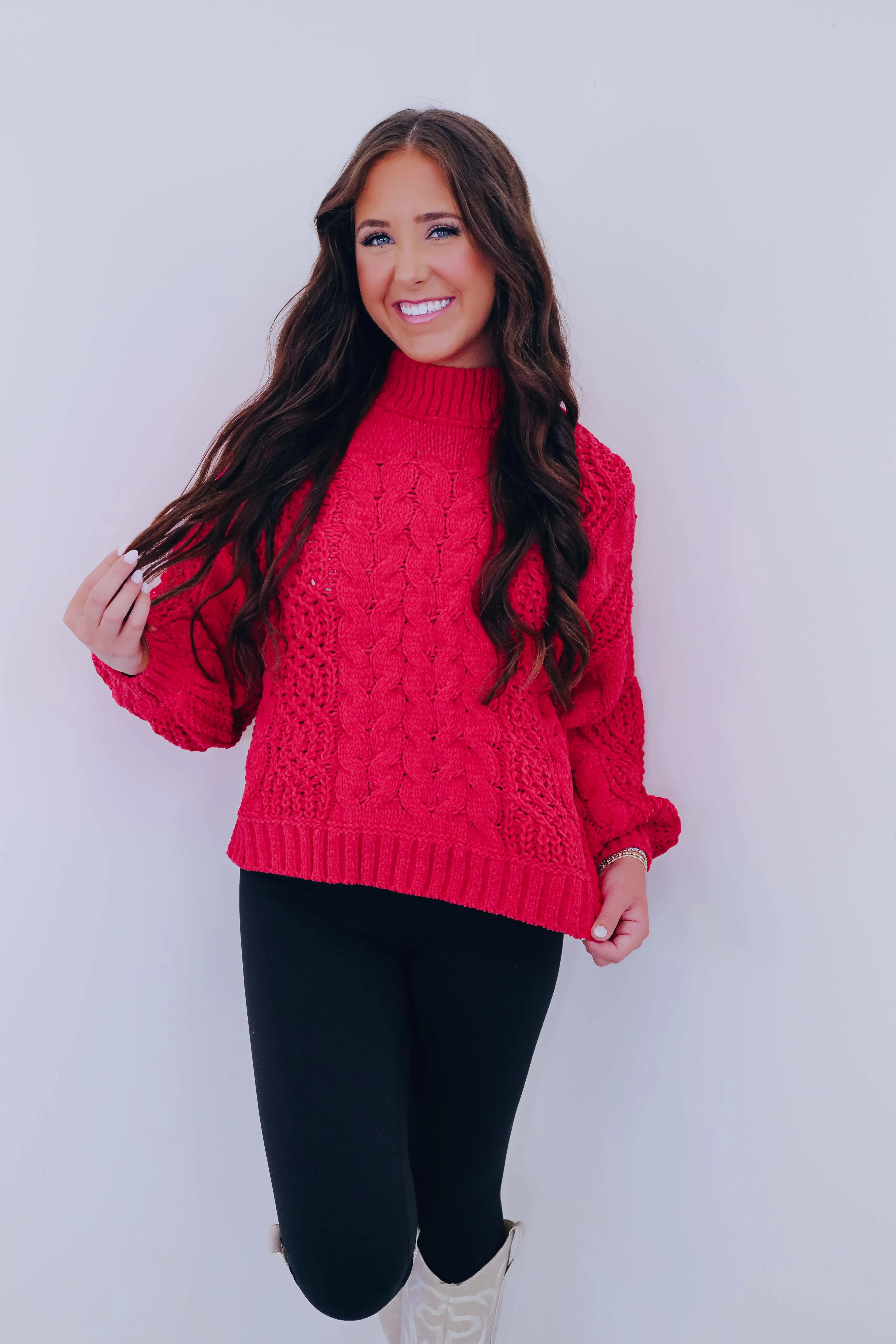 Snuggly Soft Cable Knit Sweater by POL - 8 Colors