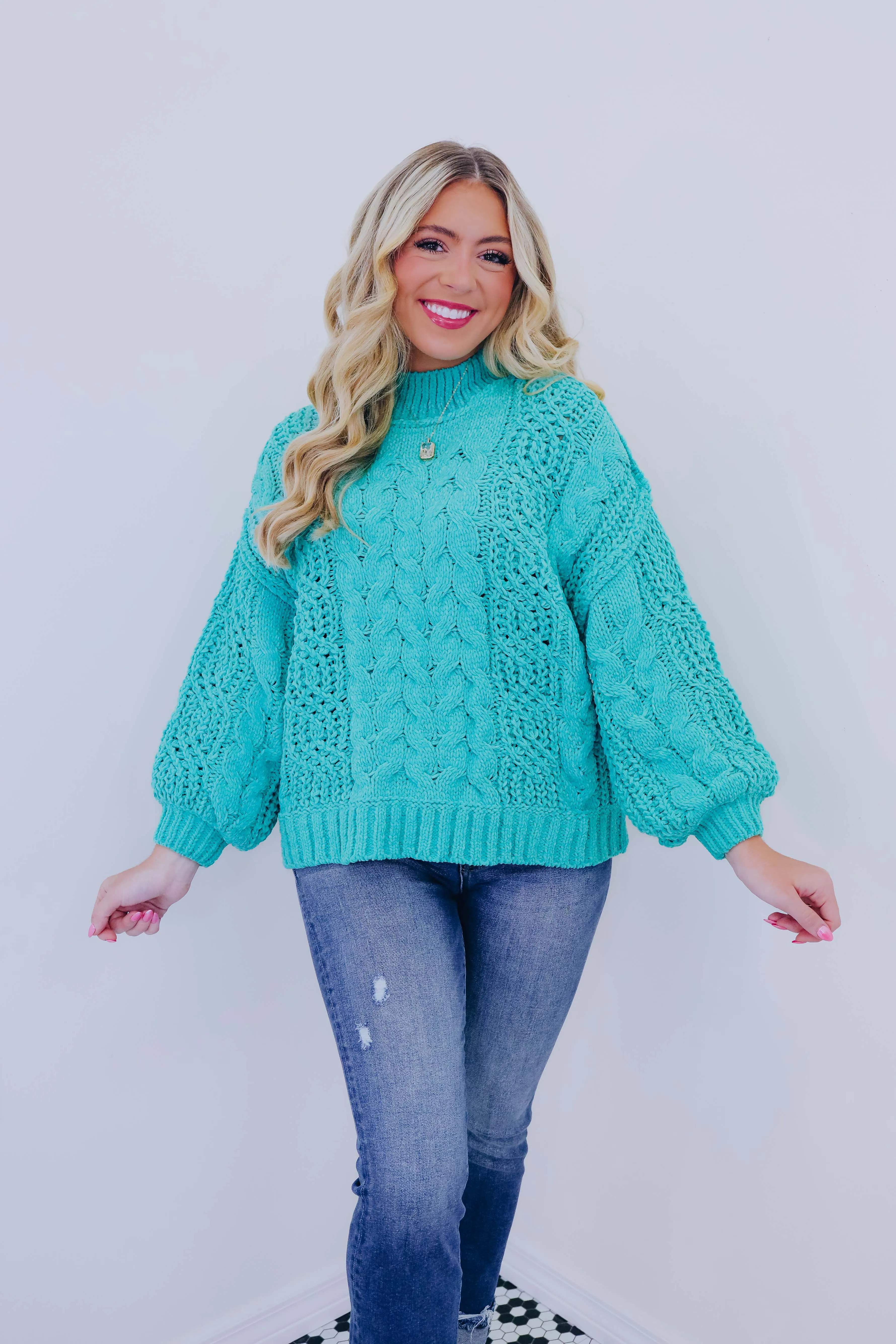 Snuggly Soft Cable Knit Sweater by POL - 8 Colors