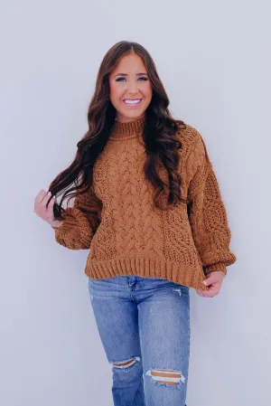 Snuggly Soft Cable Knit Sweater by POL - 8 Colors
